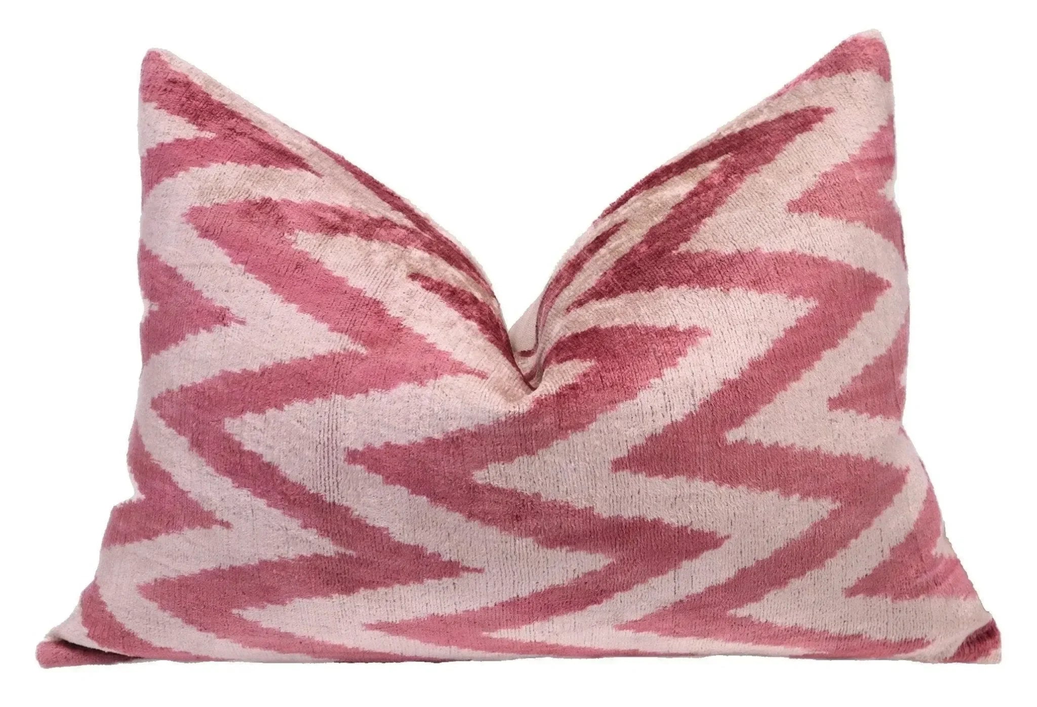 Canvello Handmade Luxury Pinkish Velvet Throw Pillow - 16x24 - The Mayfair Hall