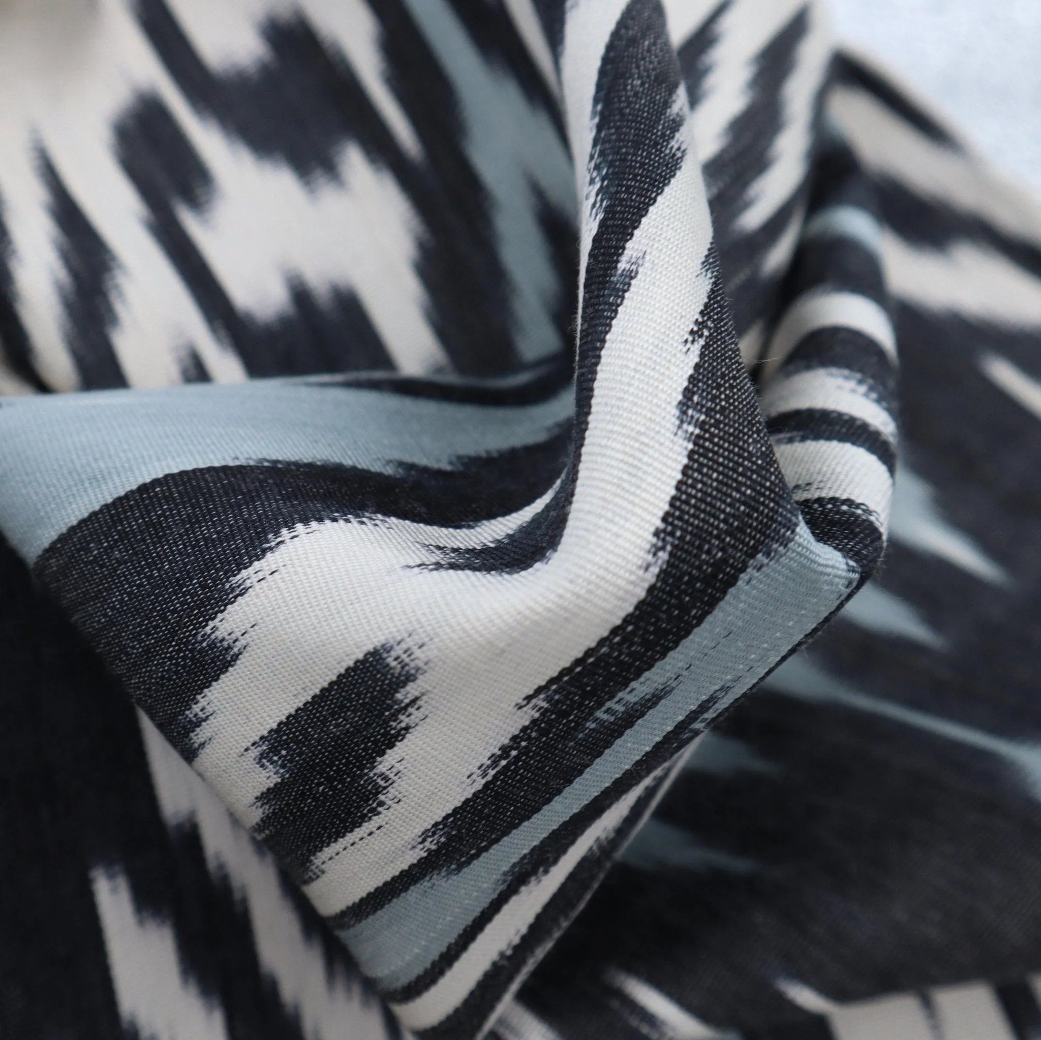 Canvello Ikat Pure Silk Throw Pillows For Couch - 16x16 inch