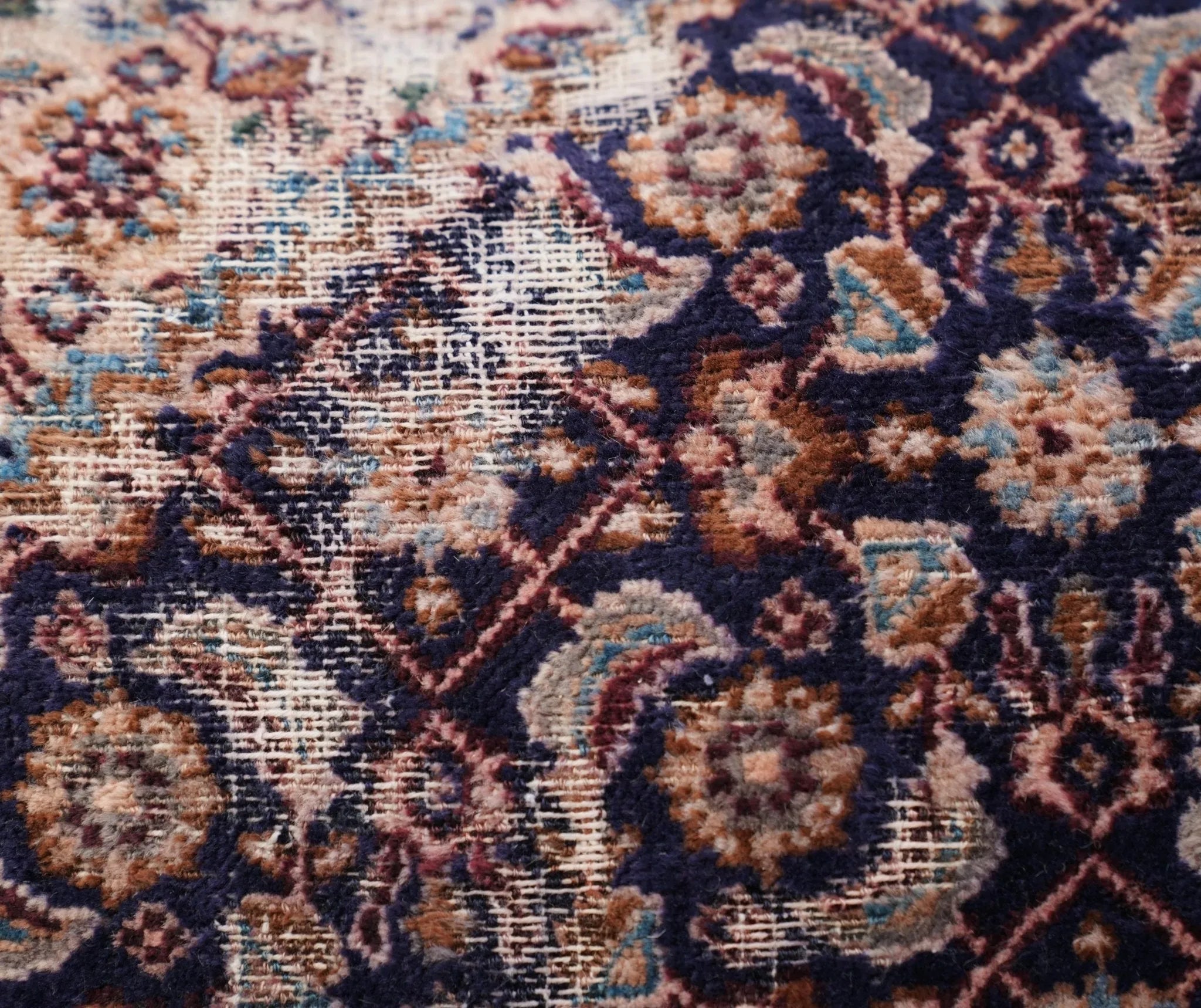 Canvello Kerman Rug Shabby Chic Pillow - 16"x24"