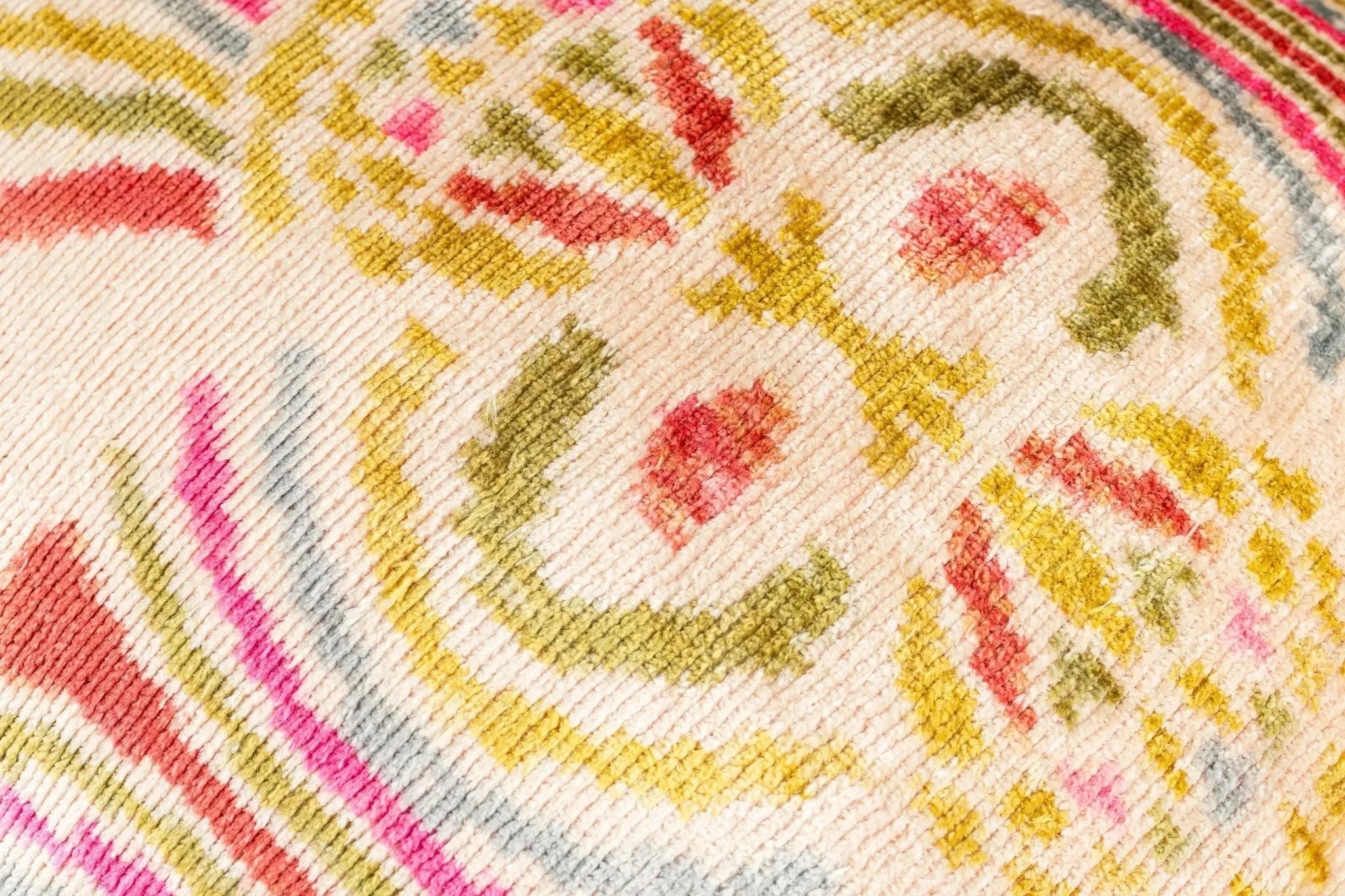 Canvello Luxurious 16x24 Handmade Velvet Silk Pillow with Premium Down Feather Insert - Beige Pink - The Mayfair Hall