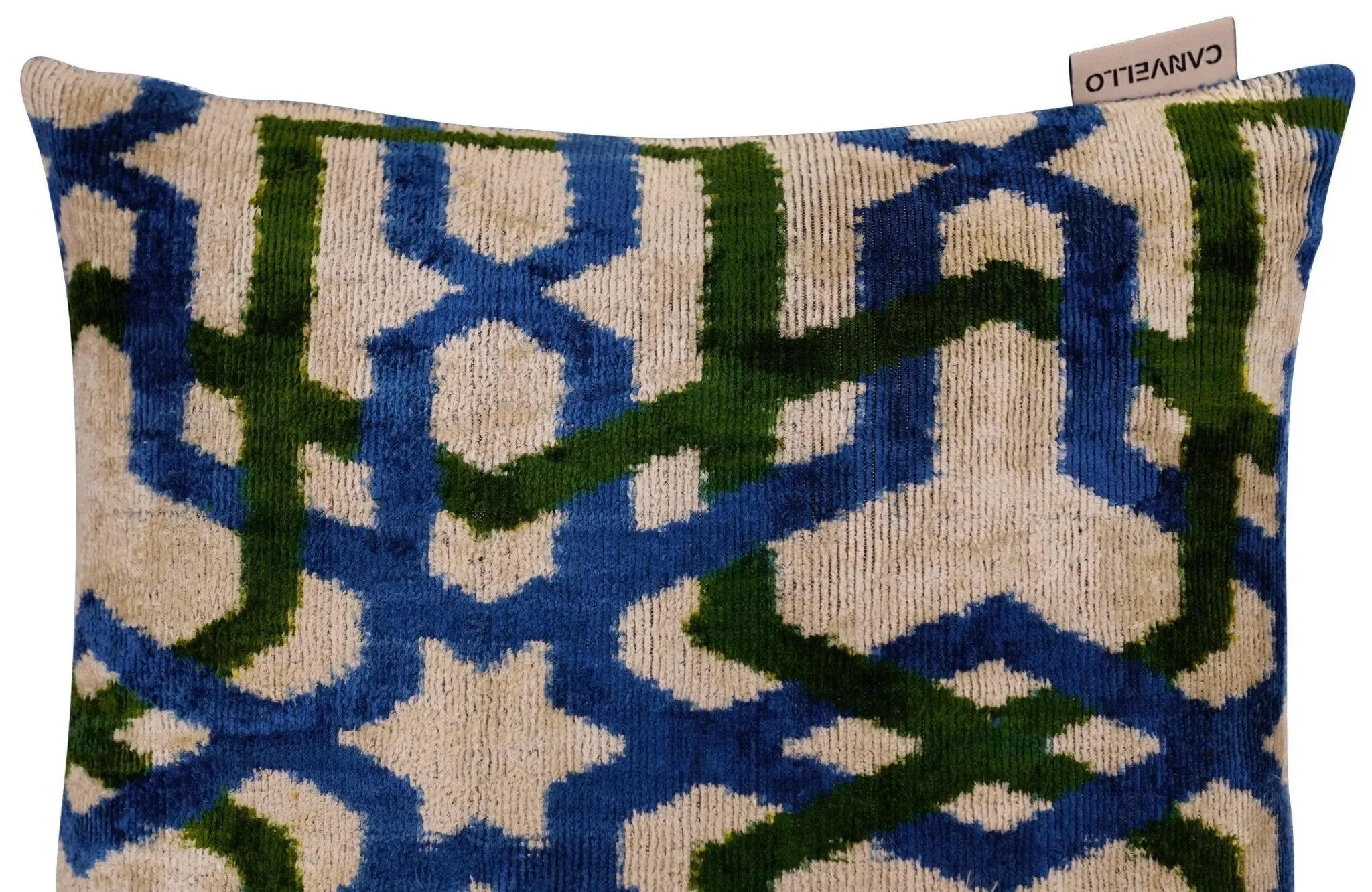 Canvello Luxury Blue Green Geometric Pillow for Couch - 16x16 inch - The Mayfair Hall