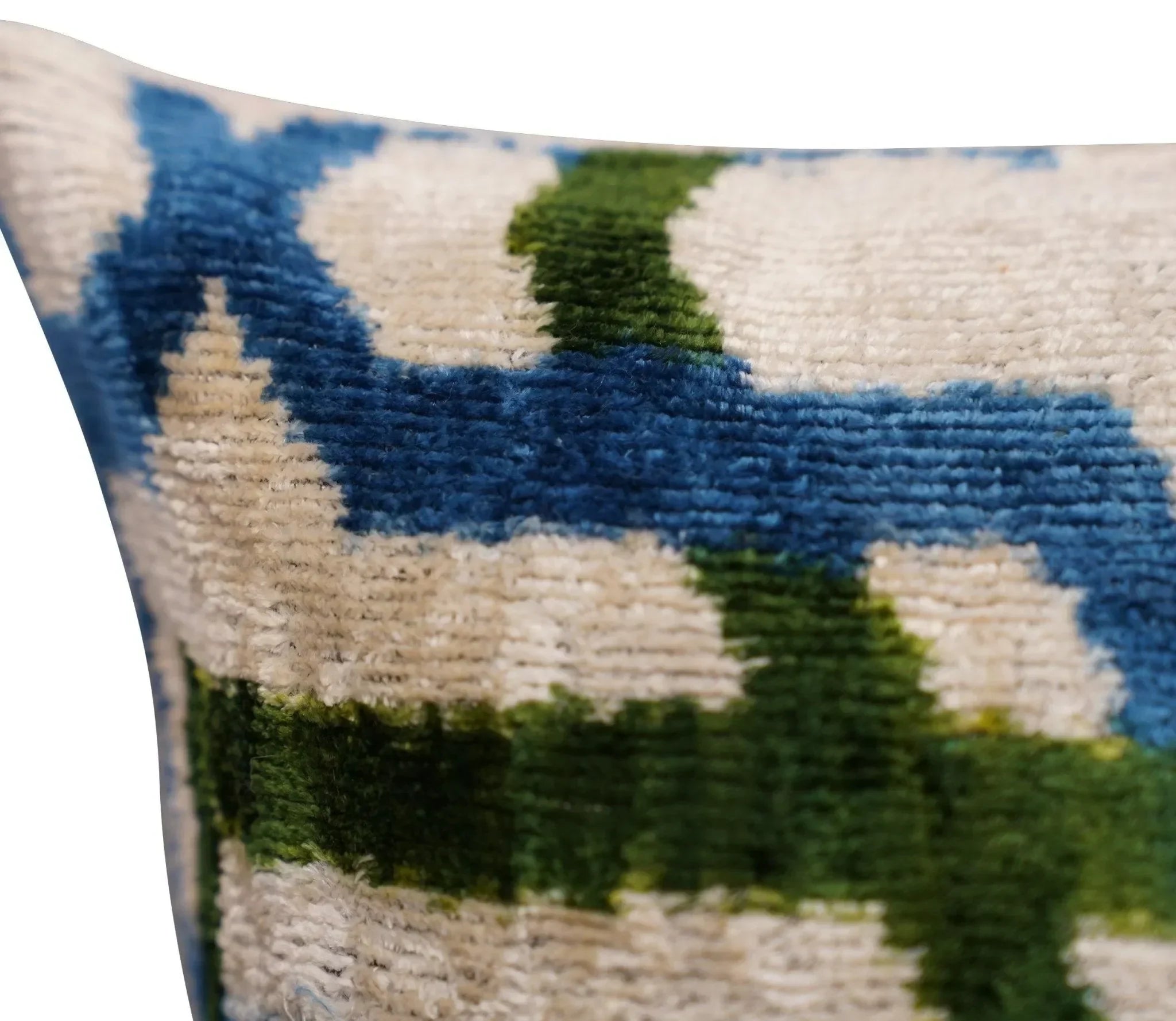 Canvello Luxury Blue Green Geometric Pillow for Couch - 16x16 inch - The Mayfair Hall