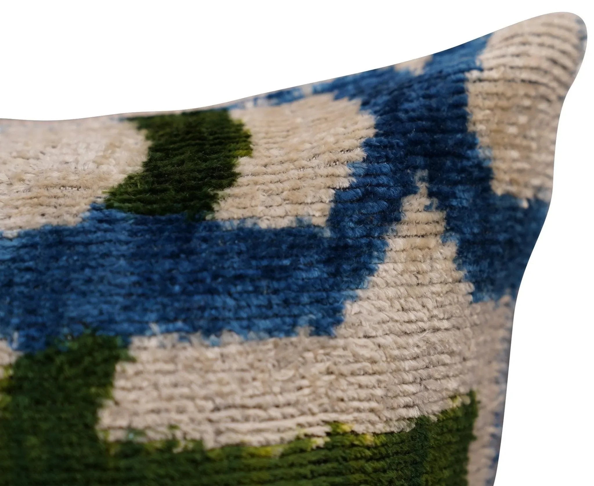 Canvello Luxury Blue Green Geometric Pillow for Couch - 16x16 inch - The Mayfair Hall