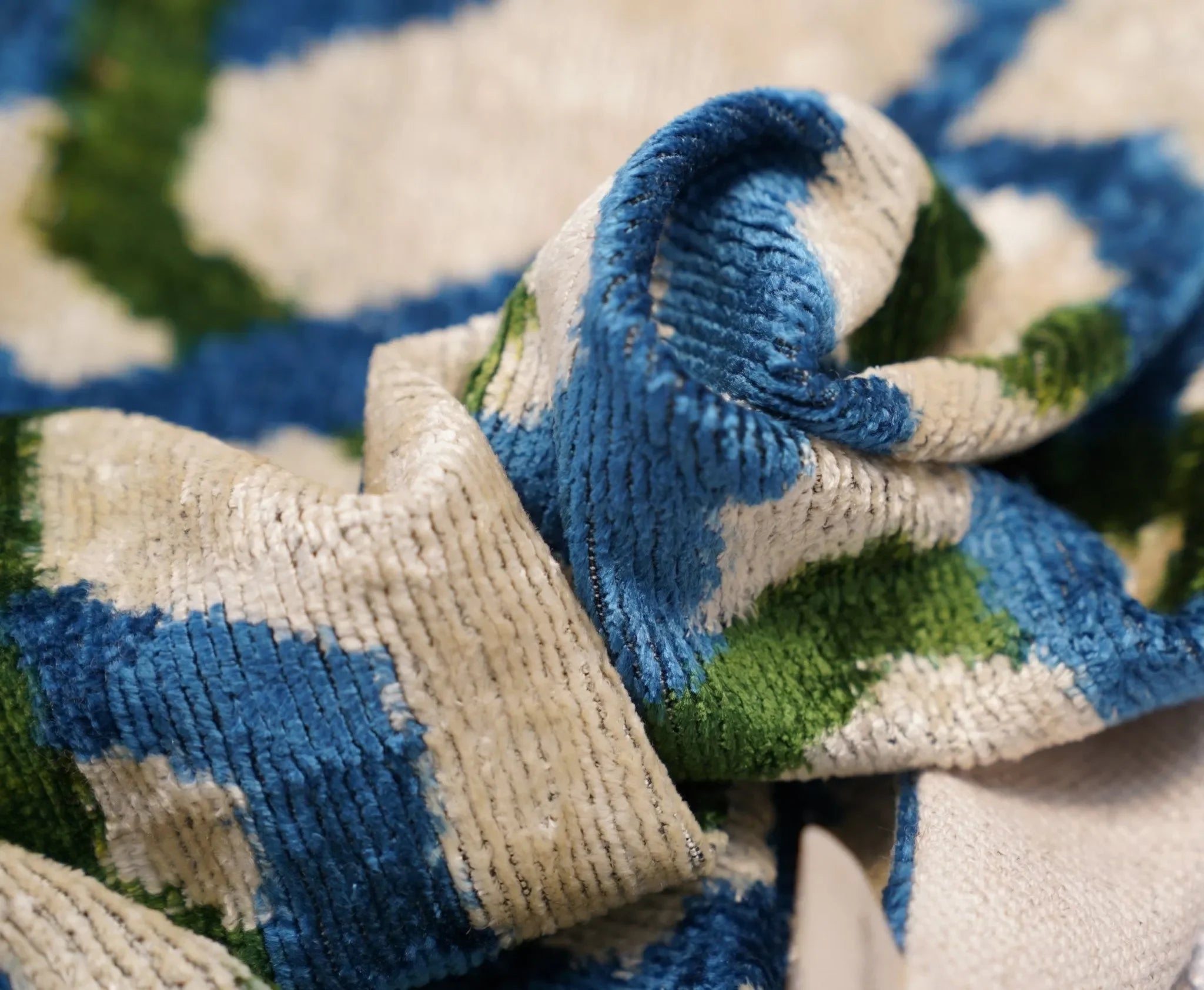 Canvello Luxury Blue Green Geometric Pillow for Couch - 16x16 inch - The Mayfair Hall