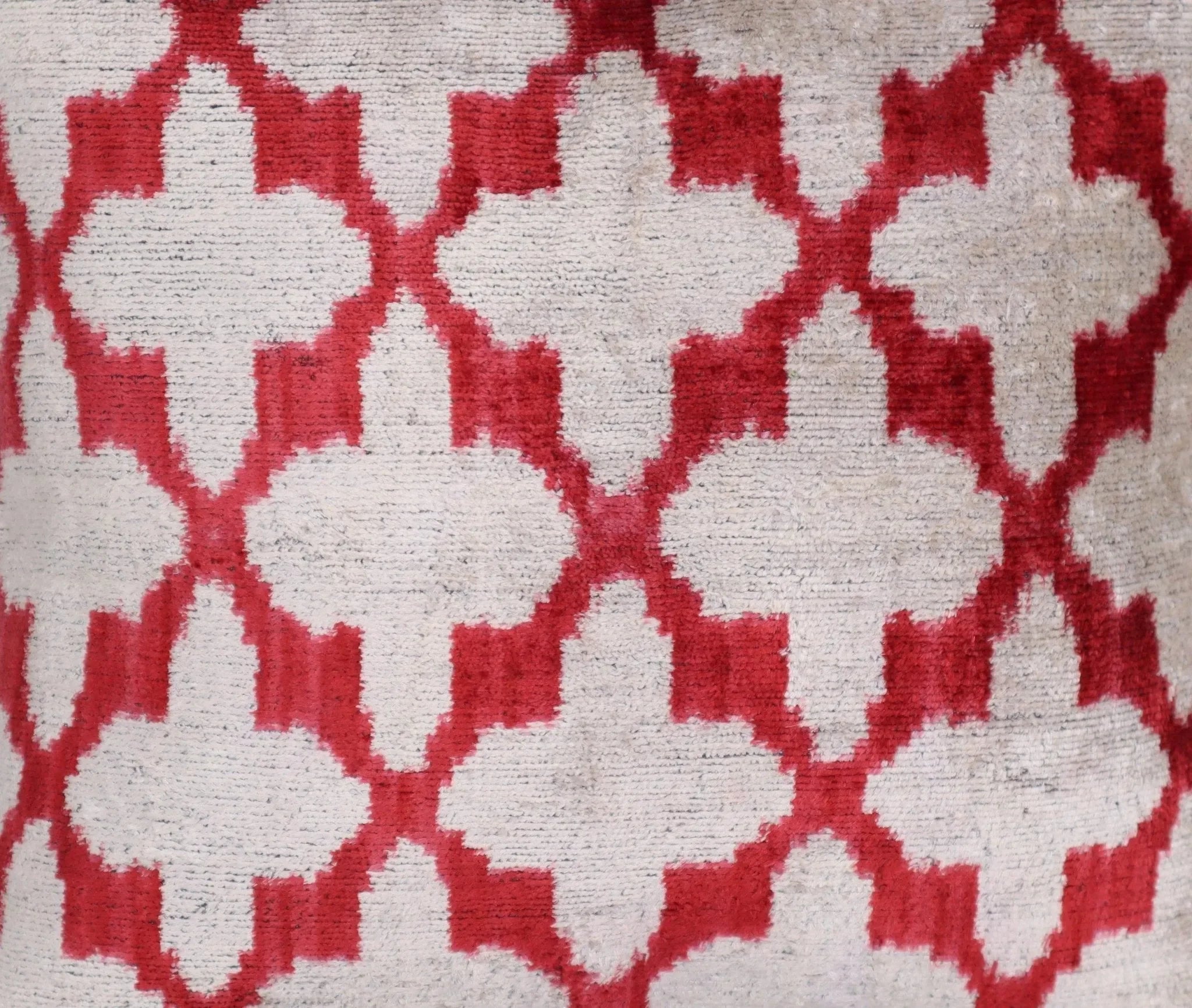 Canvello Luxury Hot Pink Geometric Pillow with Down Insert 16"x16" - The Mayfair Hall