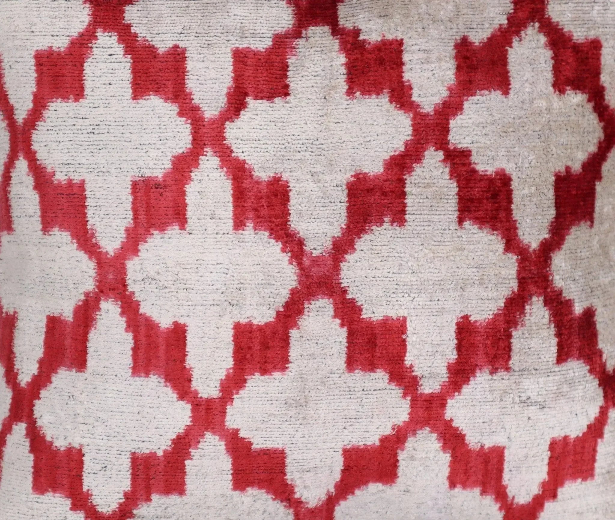 Canvello Luxury Hot Pink Geometric Pillow with Down Insert 16"x16" - The Mayfair Hall