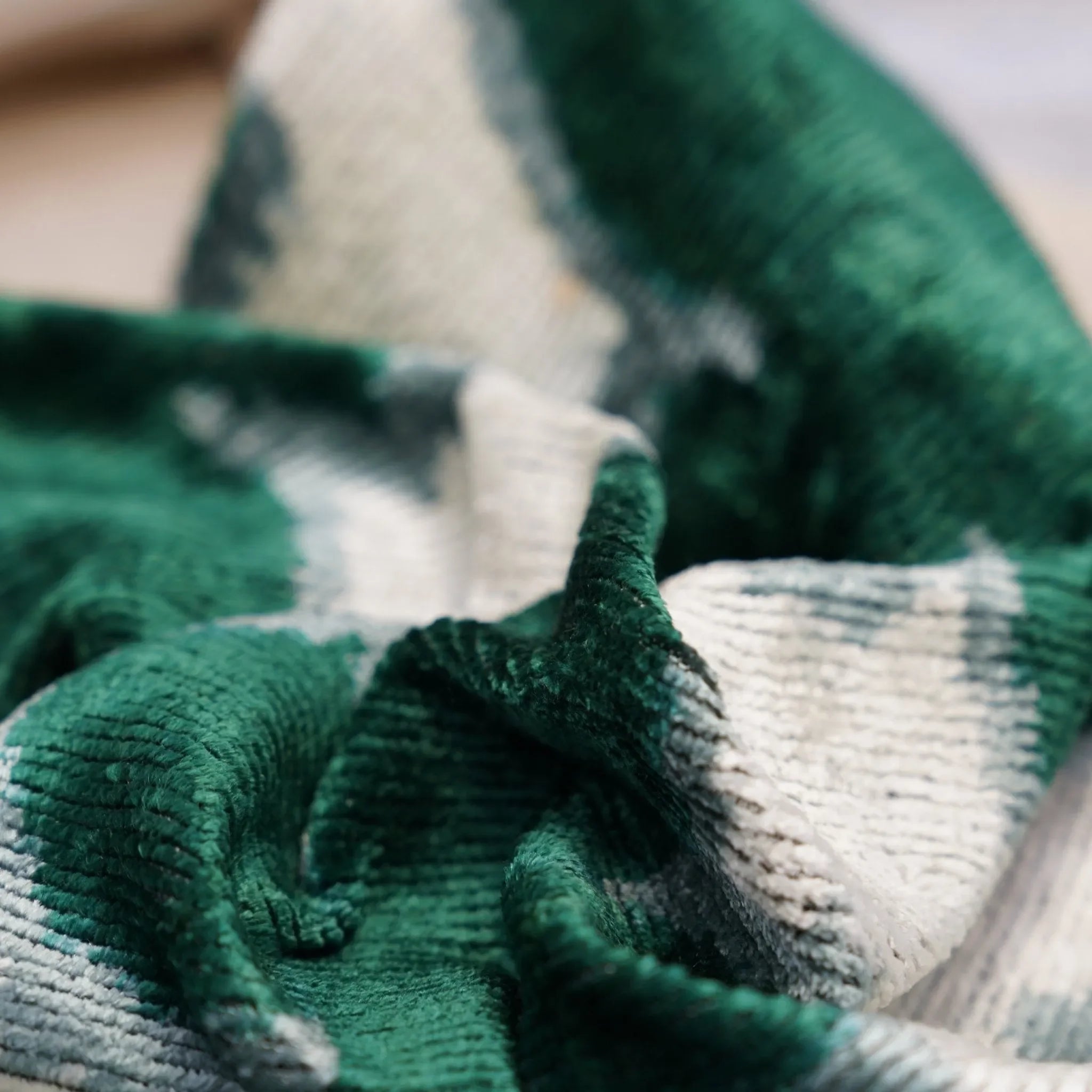 Canvello Luxury Leaf Green Carbon Grey Pillow for Couch | 16x16 - The Mayfair Hall