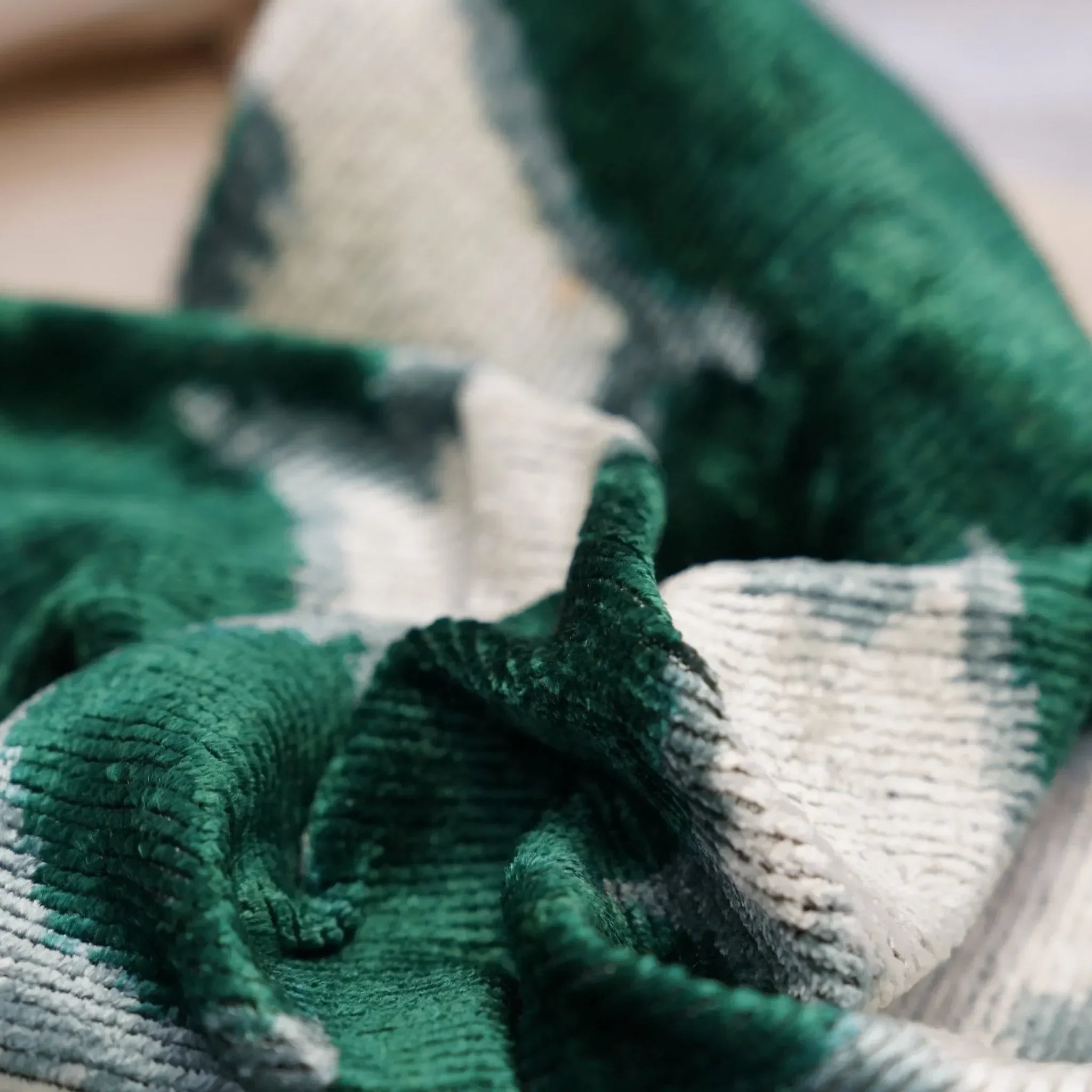 Canvello Luxury Leaf Green Carbon Grey Pillow for Couch | 16x16 - The Mayfair Hall