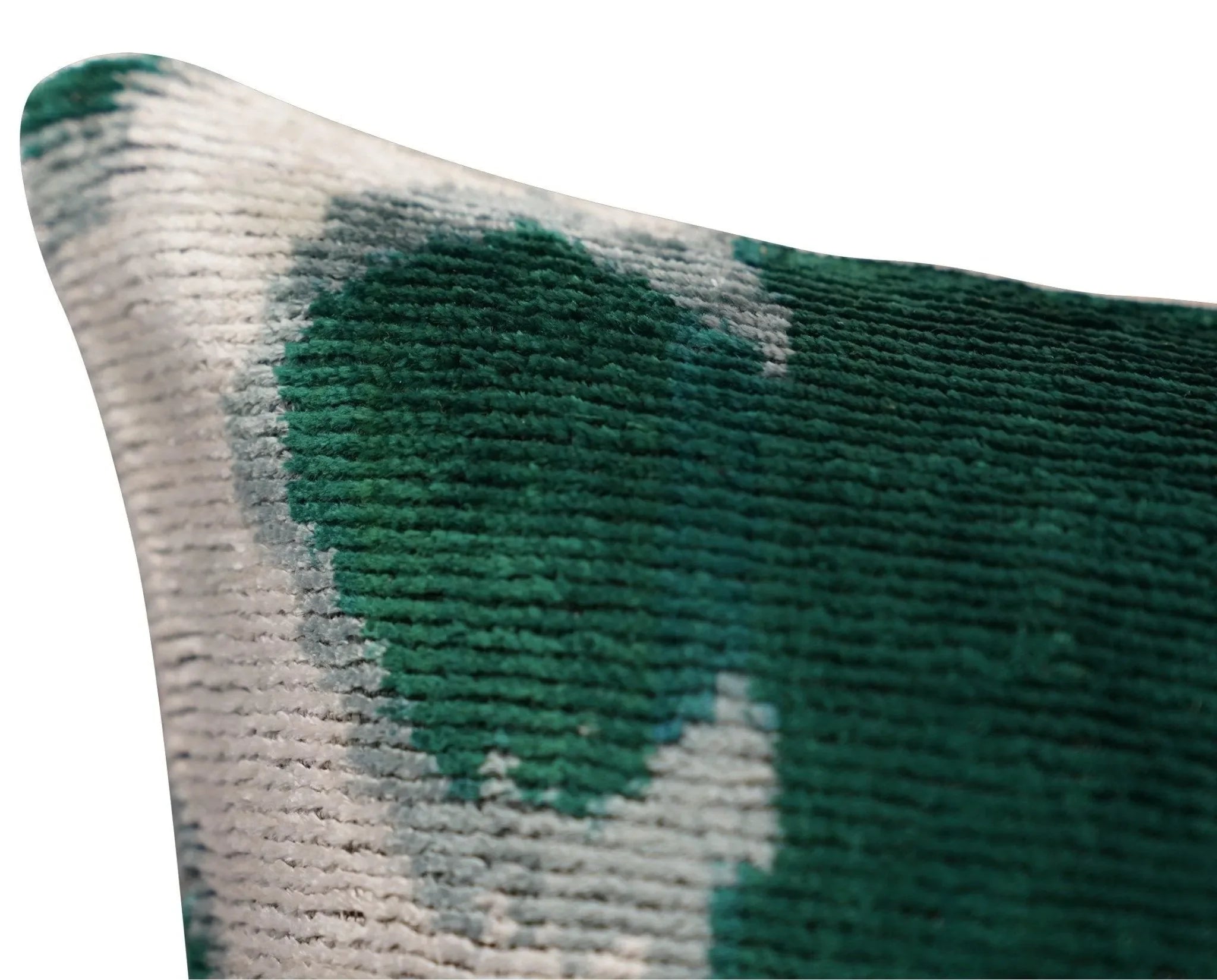 Canvello Luxury Leaf Green Carbon Grey Pillow for Couch | 16x16 - The Mayfair Hall