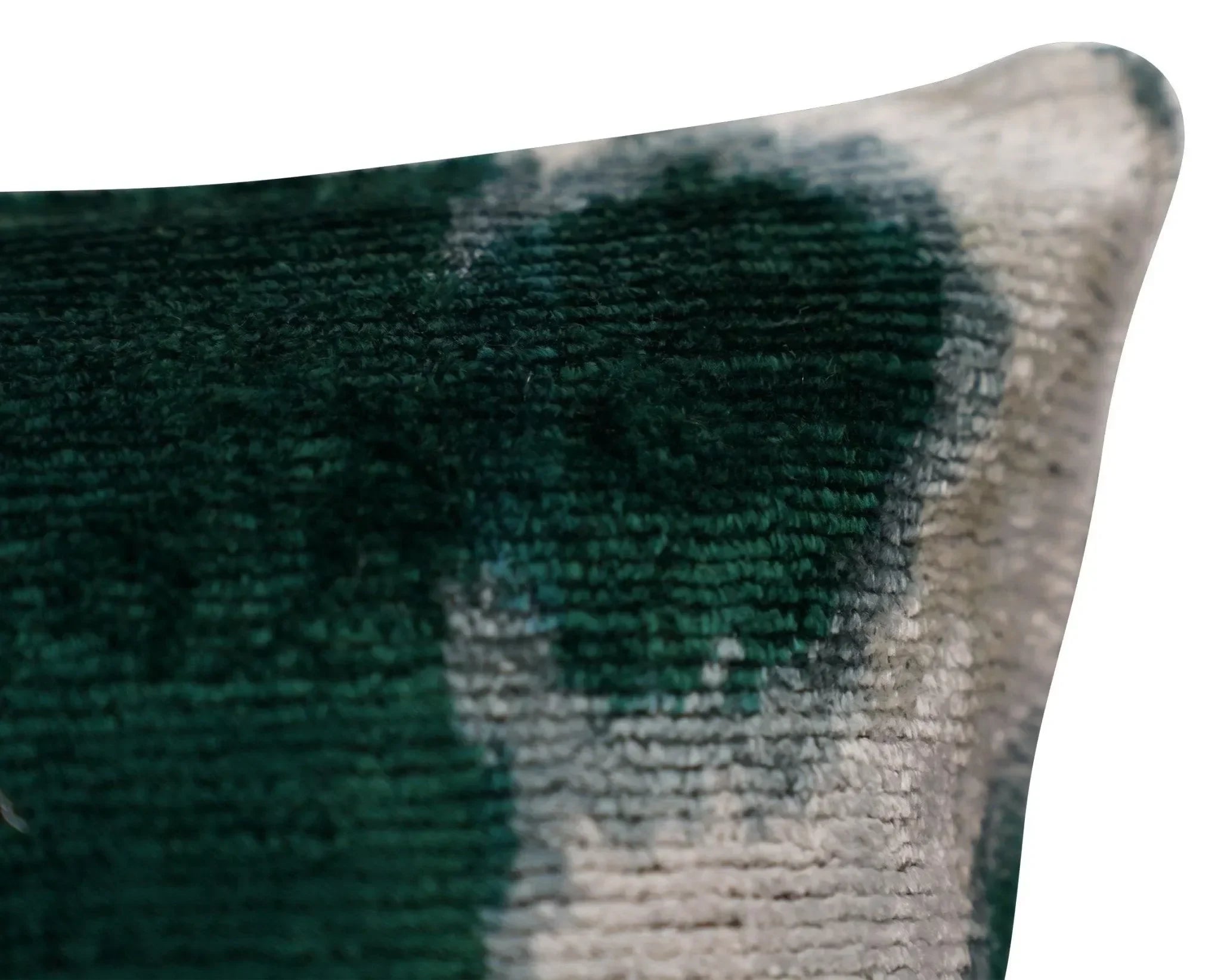 Canvello Luxury Leaf Green Carbon Grey Pillow for Couch | 16x16 - The Mayfair Hall