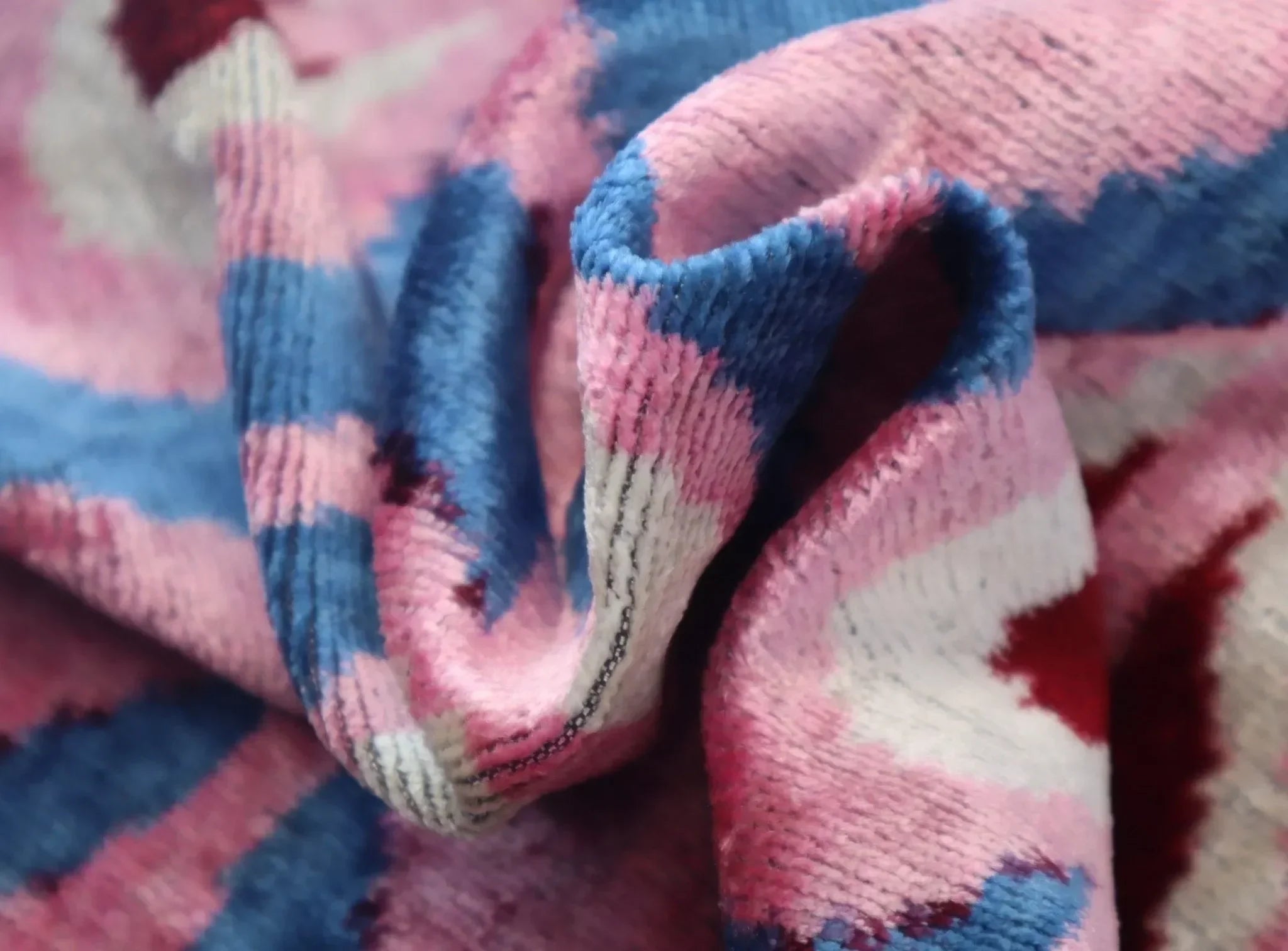 Canvello Pink Handmade 16x24 Silk Velvet Pillow, Organic Veg Dyed, Down/Feather Filled - The Mayfair Hall