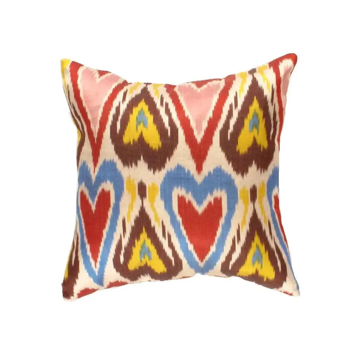 Canvello Turkish Blue And Rust Throw Pillows - TI 70 - The Mayfair Hall