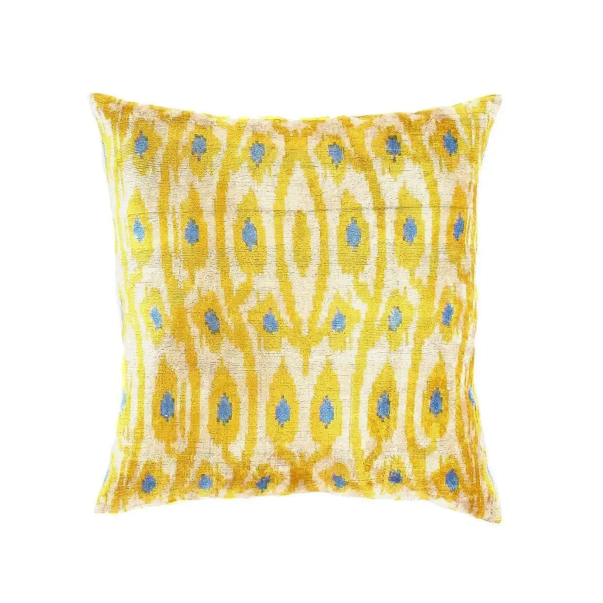 Canvello Turkish Silk Yellow Throw Pillow - TI 89 - The Mayfair Hall