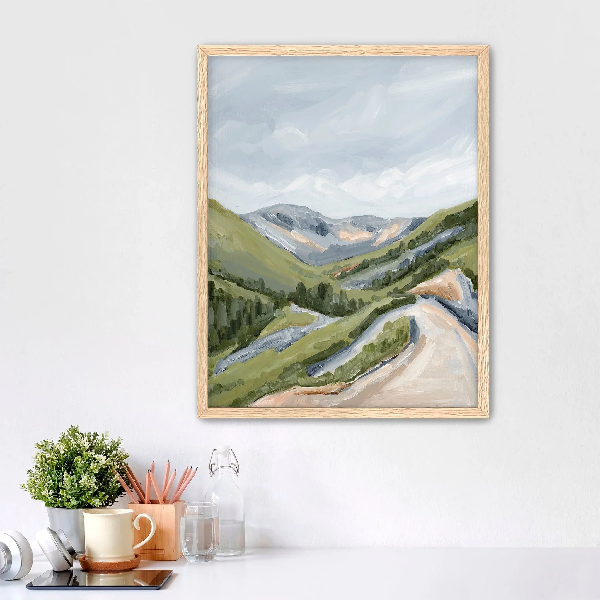 "Canyon Ridge Trail" Art Print - The Mayfair Hall