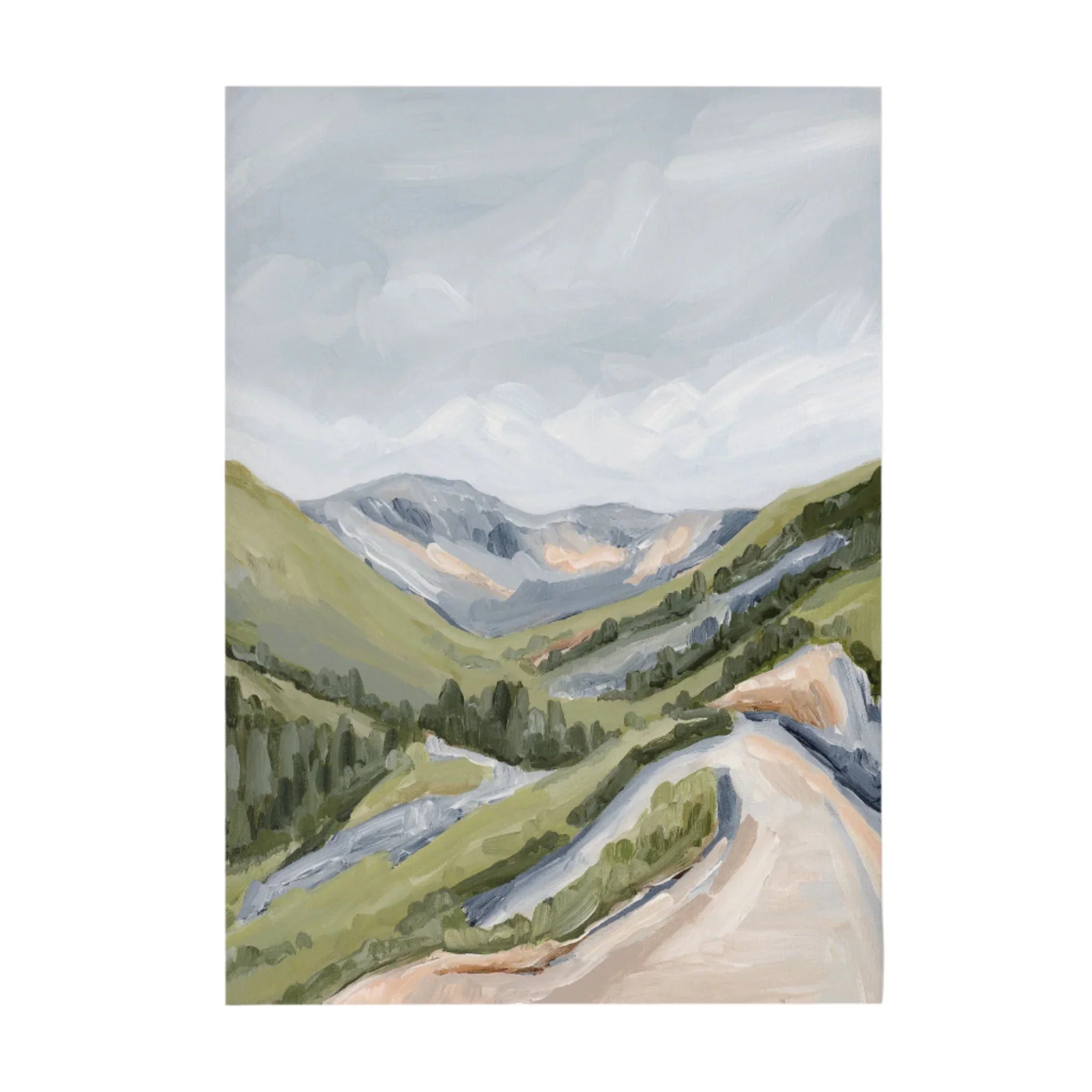 "Canyon Ridge Trail" Art Print - The Mayfair Hall