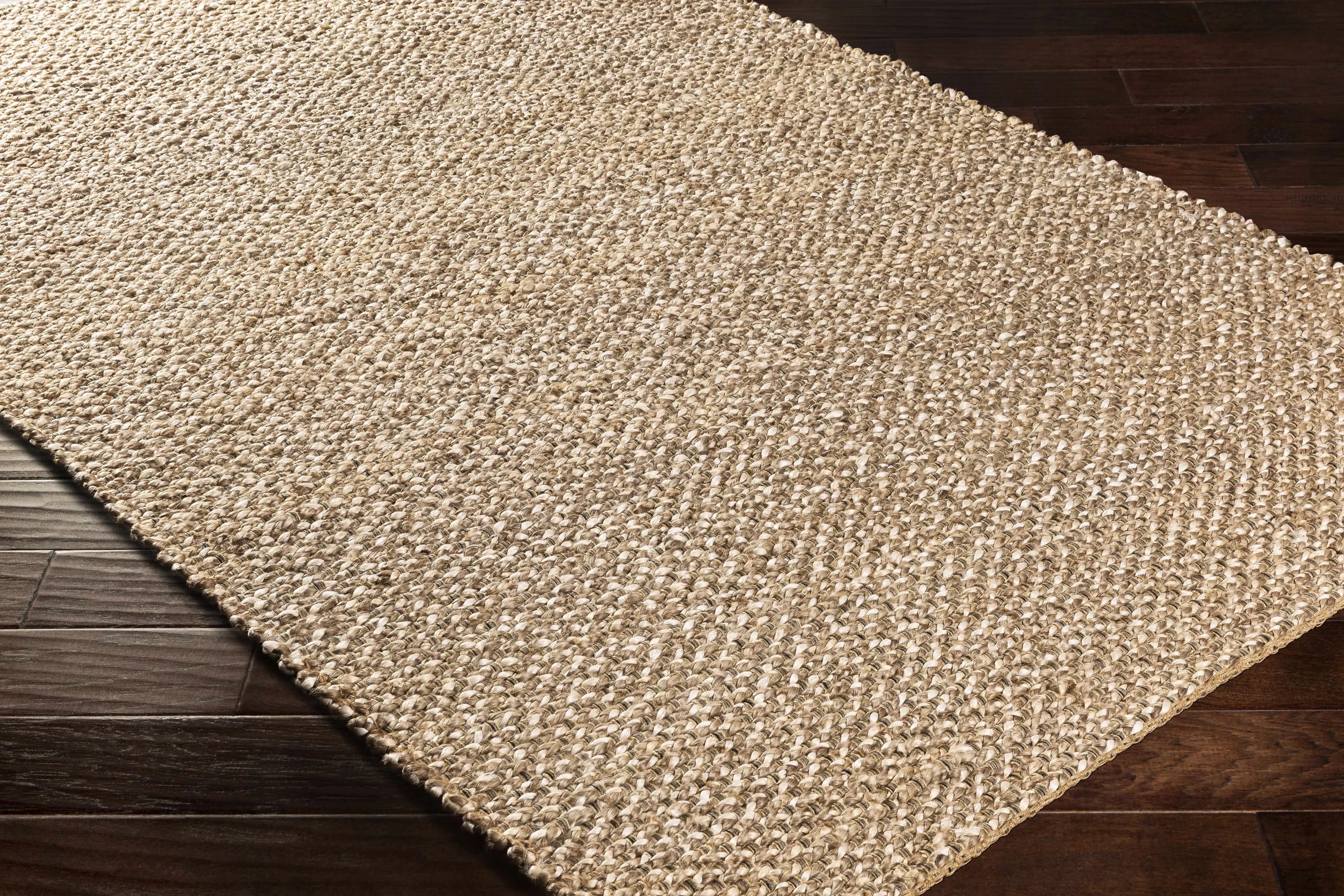 Caspar Hand Woven Natural Jute Rug - The Mayfair Hall
