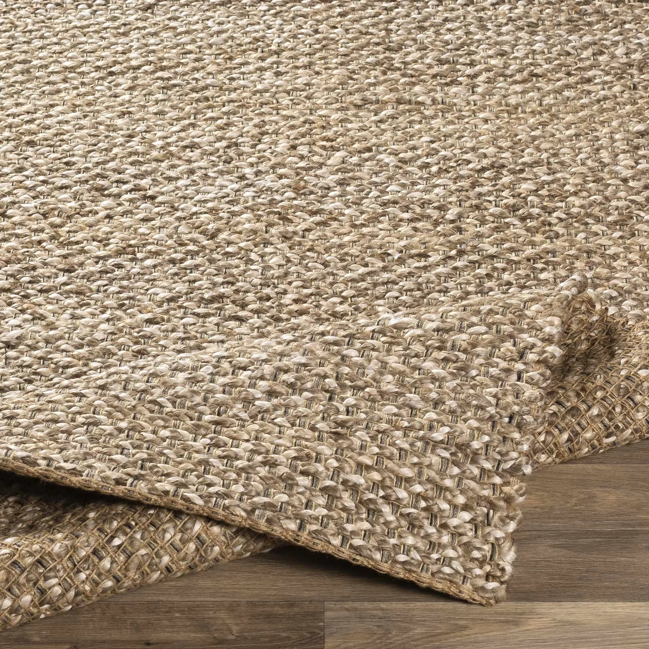 Caspar Hand Woven Natural Jute Rug - The Mayfair Hall