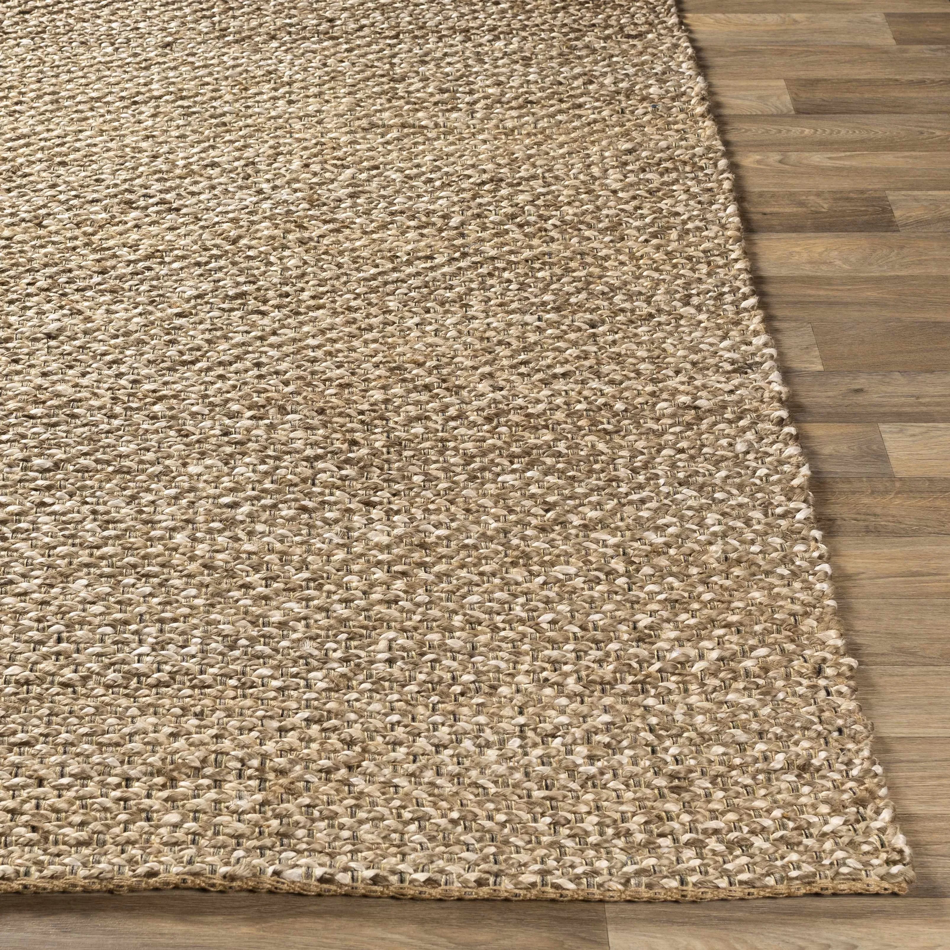 Caspar Hand Woven Natural Jute Rug - The Mayfair Hall