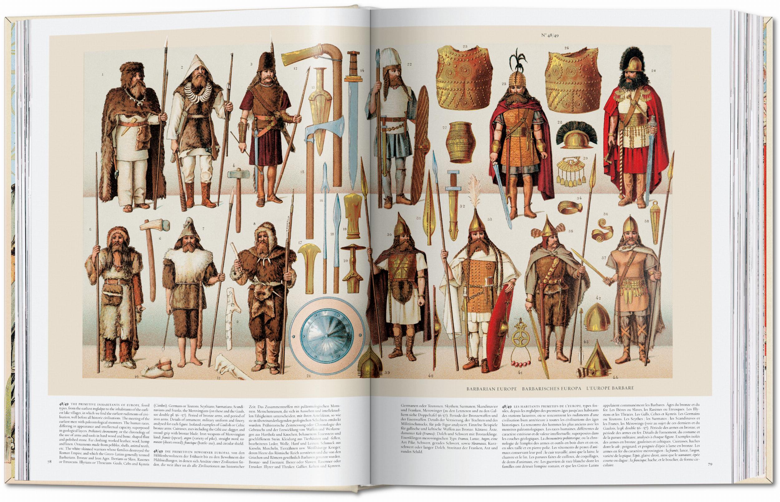Racinet. The Complete Costume History (German, French, English)