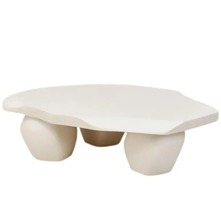 Ceramic Coffee Table in Off-white - The Mayfair Hall