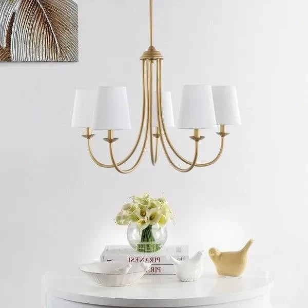 Safavieh Darryn Gold-White Chandelier
