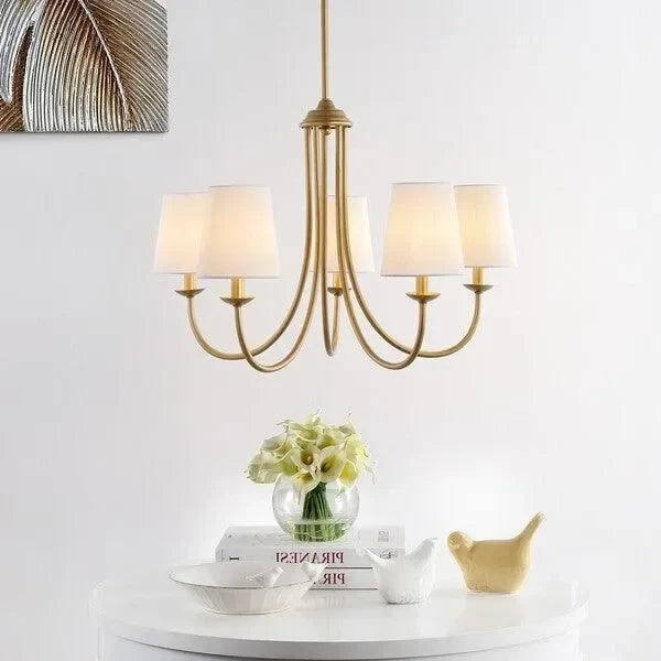 Safavieh Darryn Gold-White Chandelier