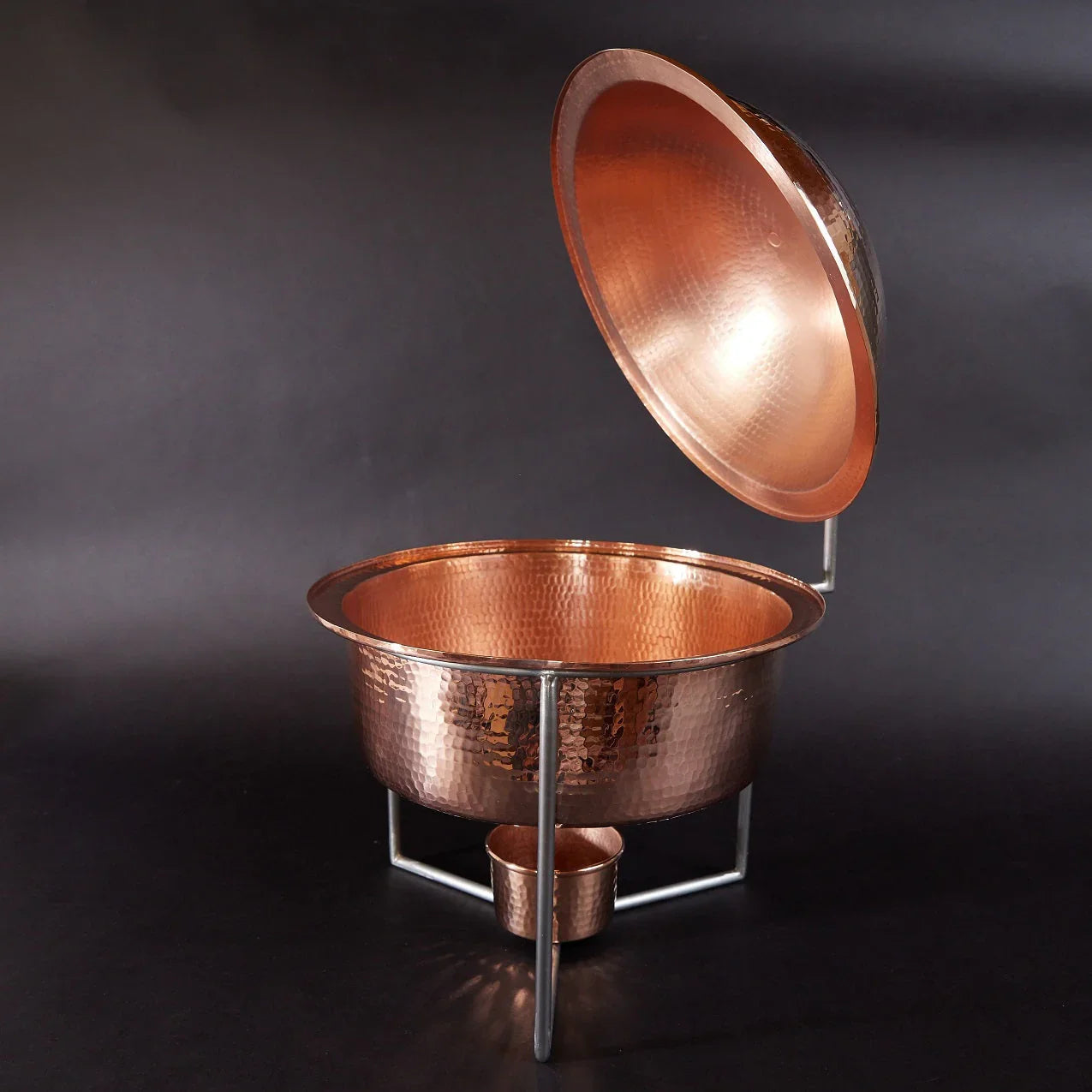 Copper Round Dome Chafers - The Mayfair Hall