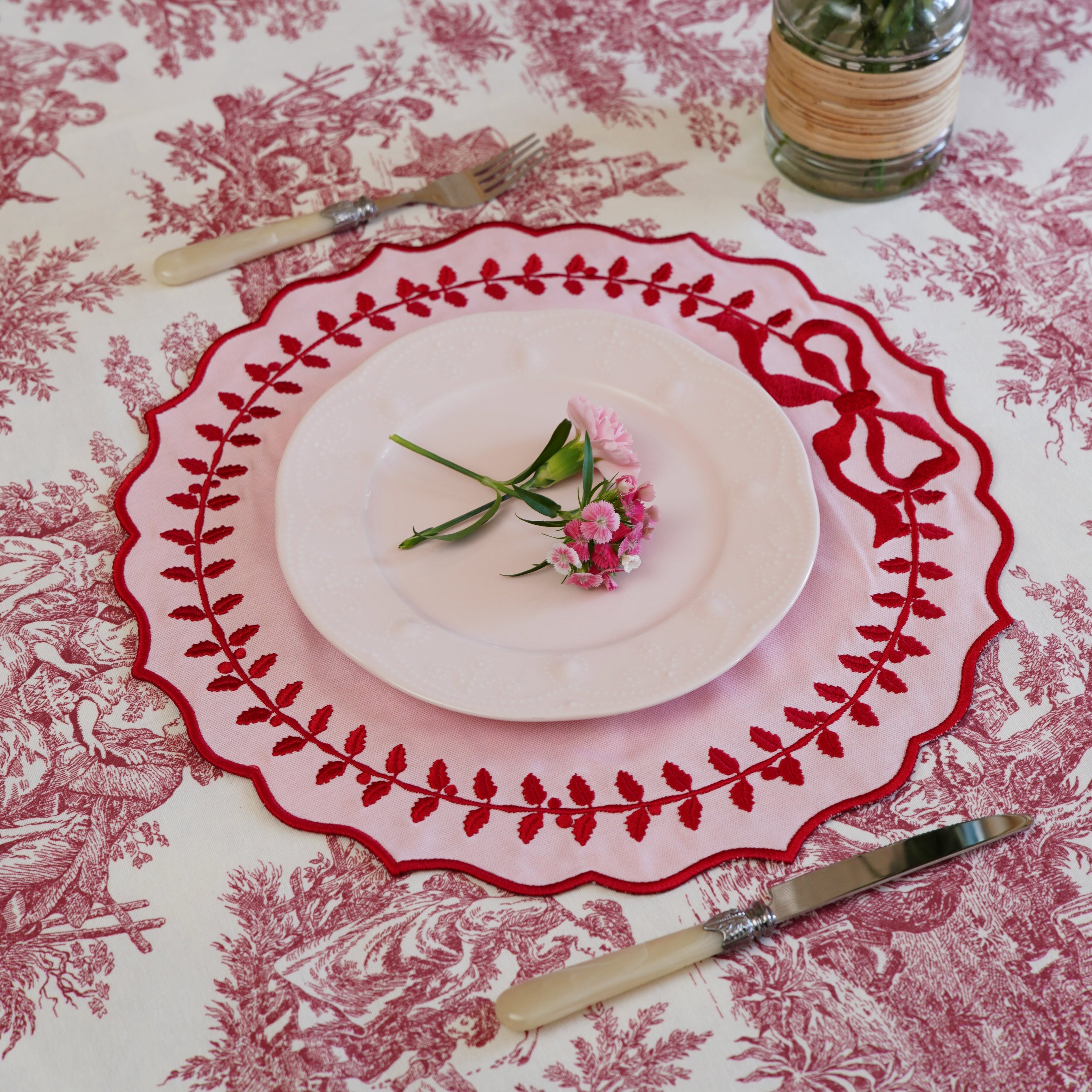 CHAMPAGNE PINK COTTON PLACEMAT (Set Of 4)