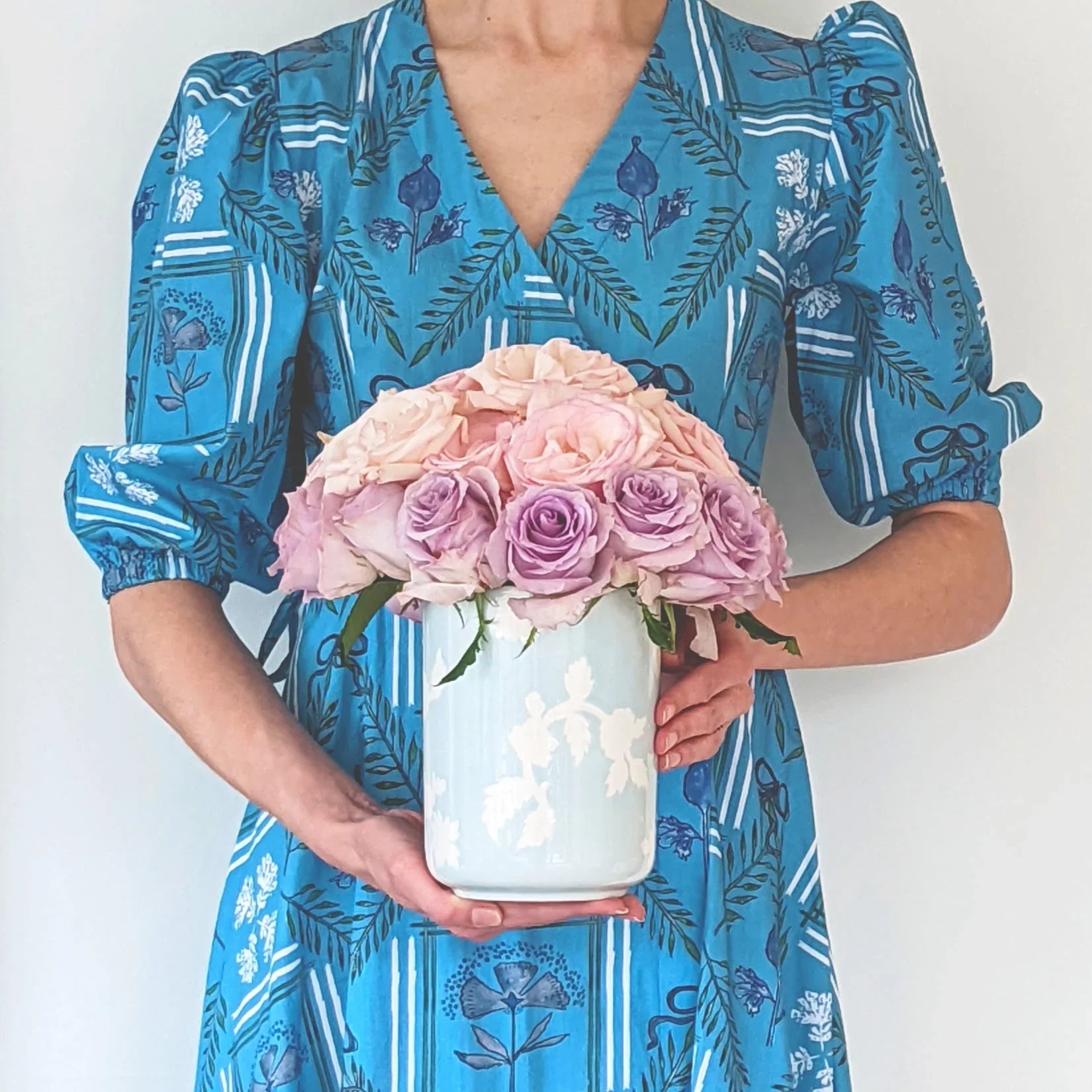 Chinoiserie Dreams Large Vase/ Utensil Holder - The Mayfair Hall