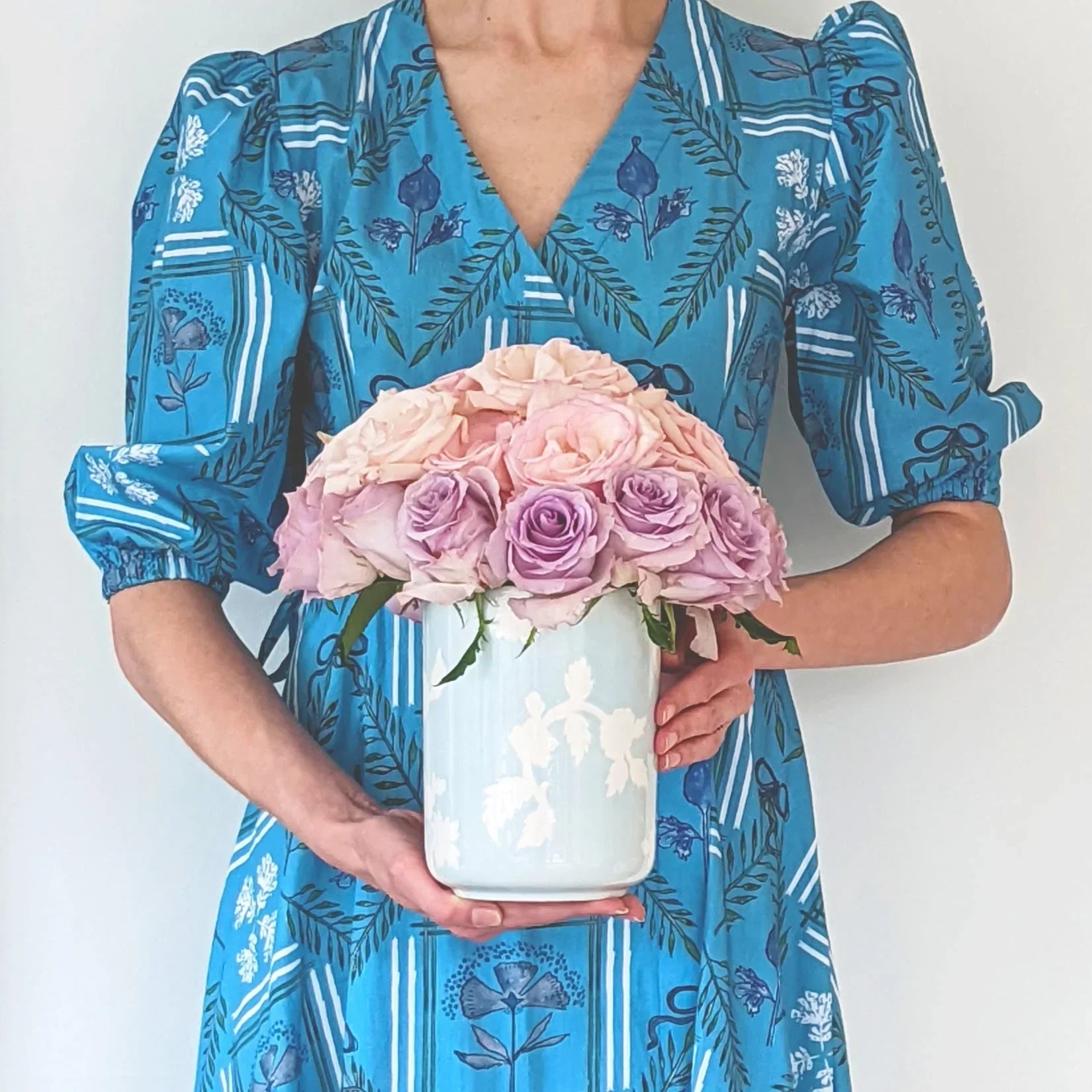 Chinoiserie Dreams Large Vase/ Utensil Holder - The Mayfair Hall