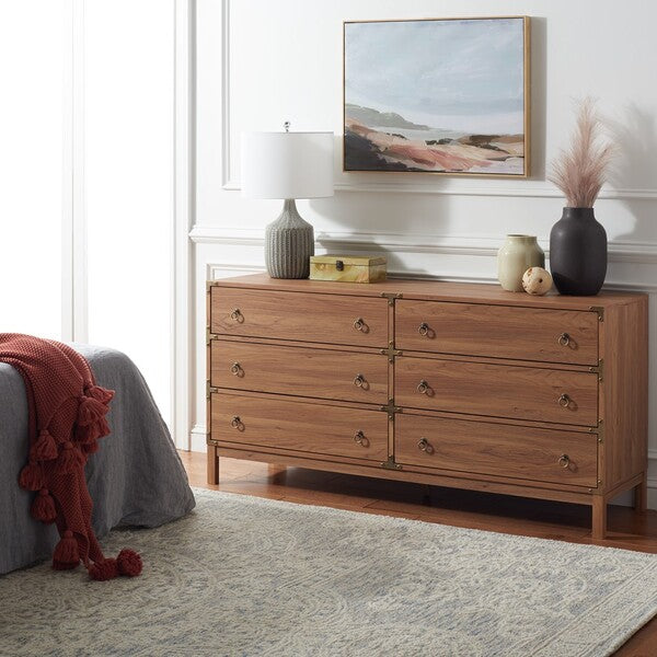Galio 6 Drawer Chest in Oak