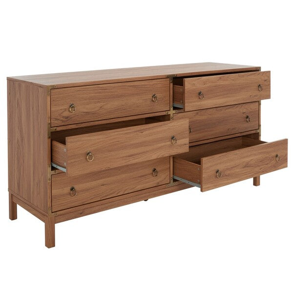 Galio 6 Drawer Chest in Oak