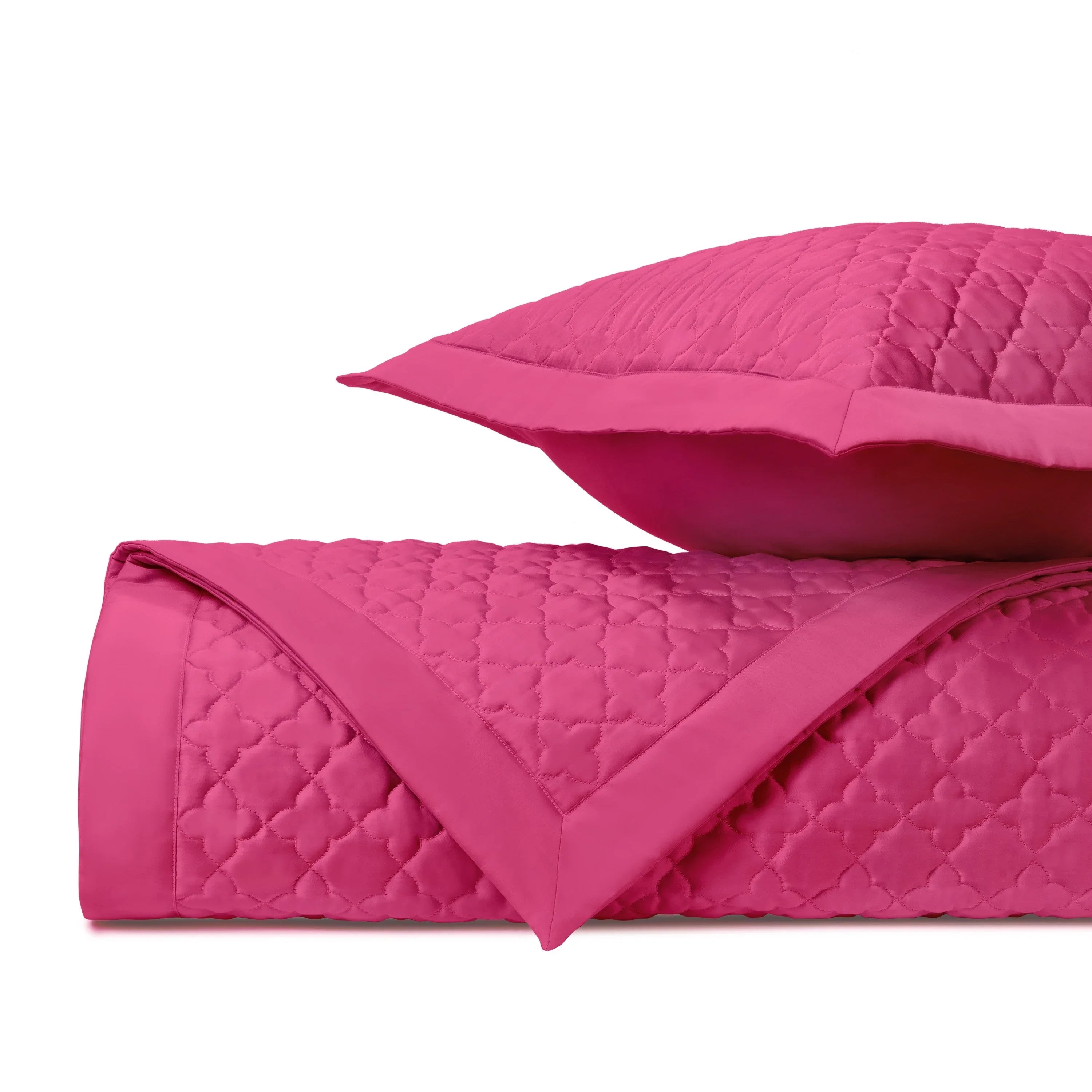 Clover Quilted Coverlet (Euro) Set - The Mayfair Hall