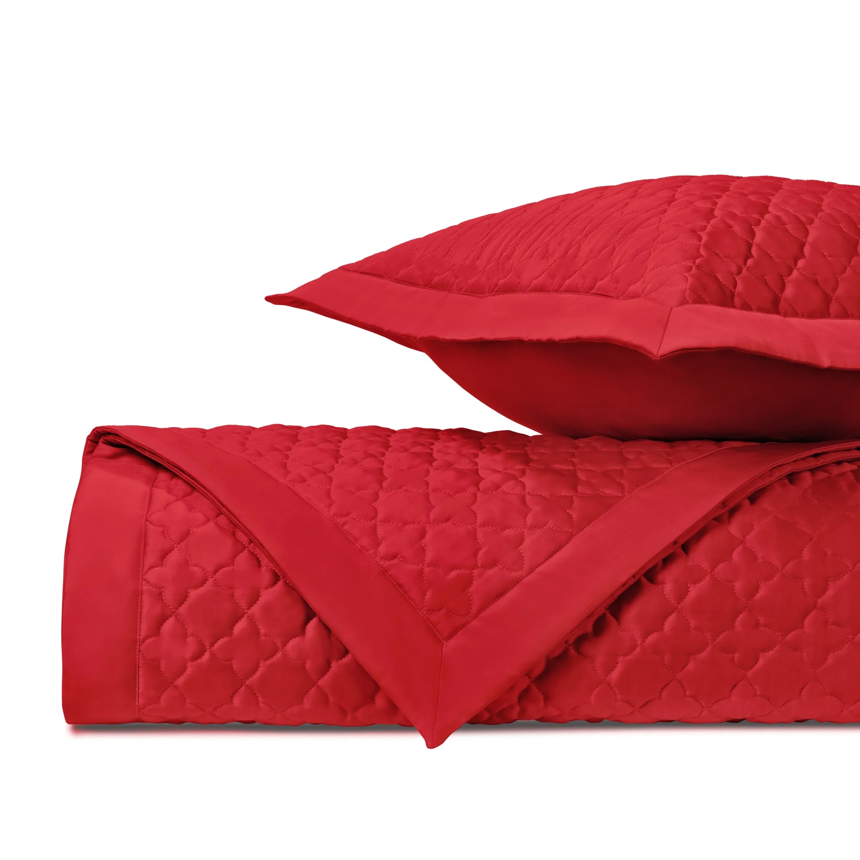 Clover Quilted Coverlet (Euro) Set - The Mayfair Hall
