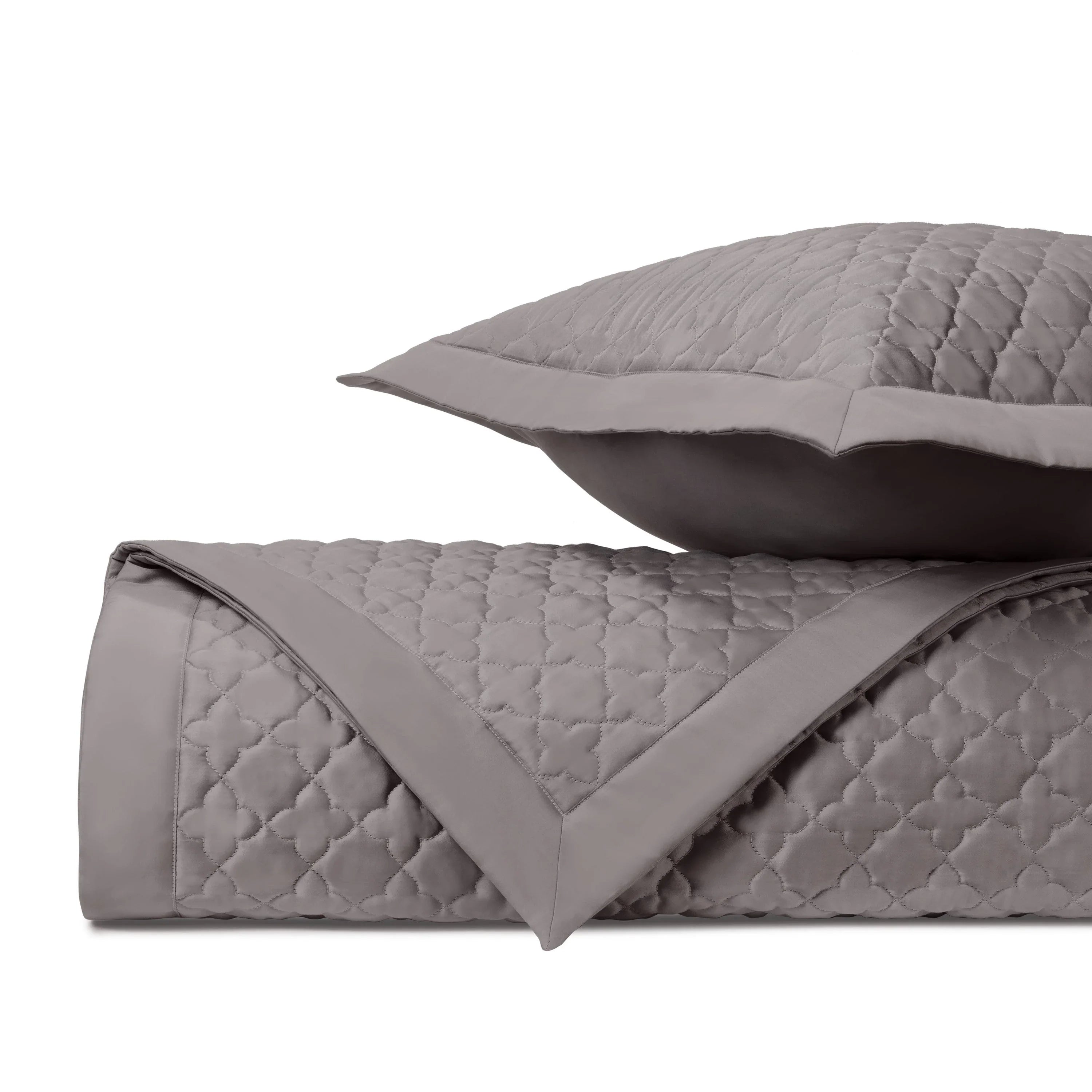 Clover Quilted Coverlet (Euro) Set - The Mayfair Hall