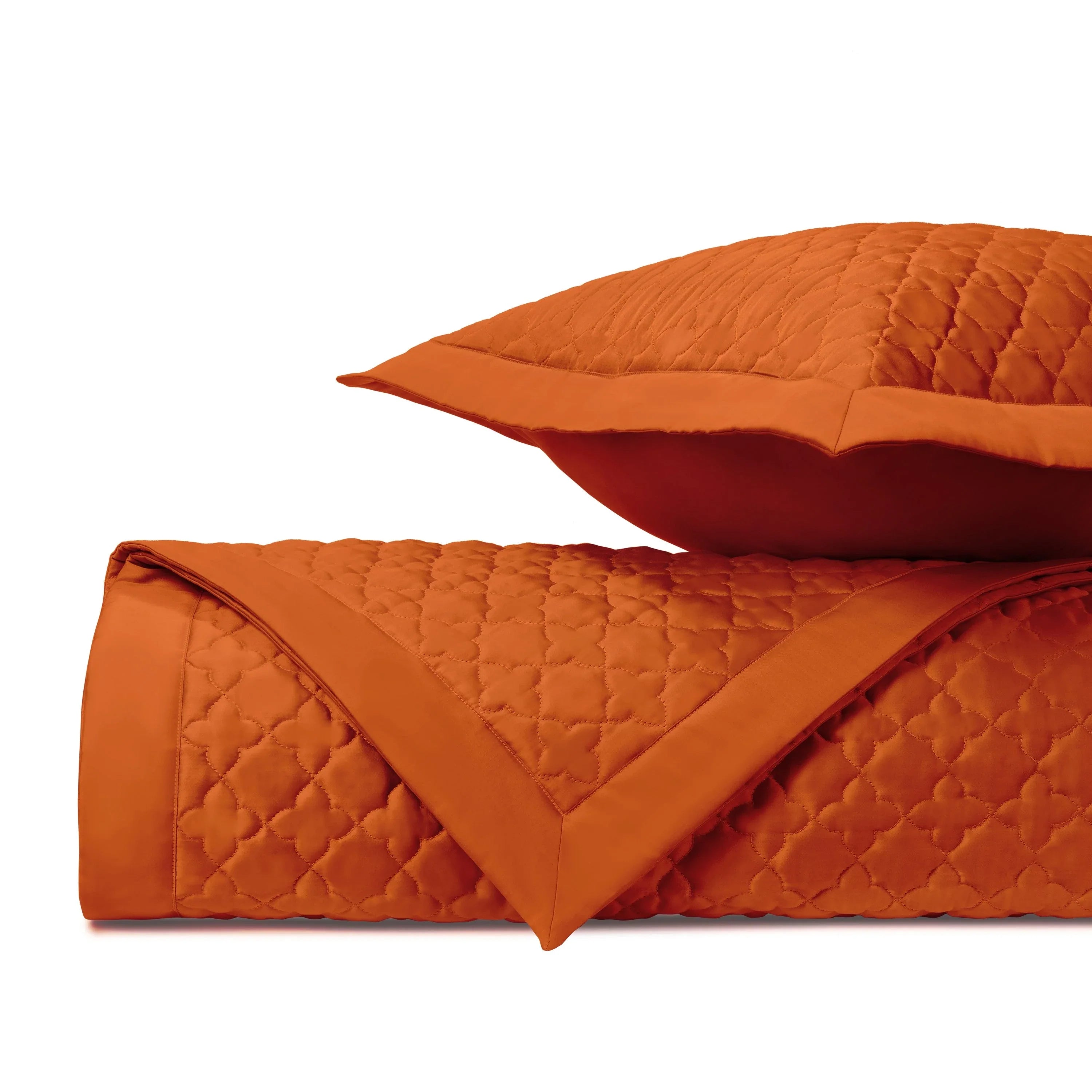 Clover Quilted Coverlet (Euro) Set - The Mayfair Hall