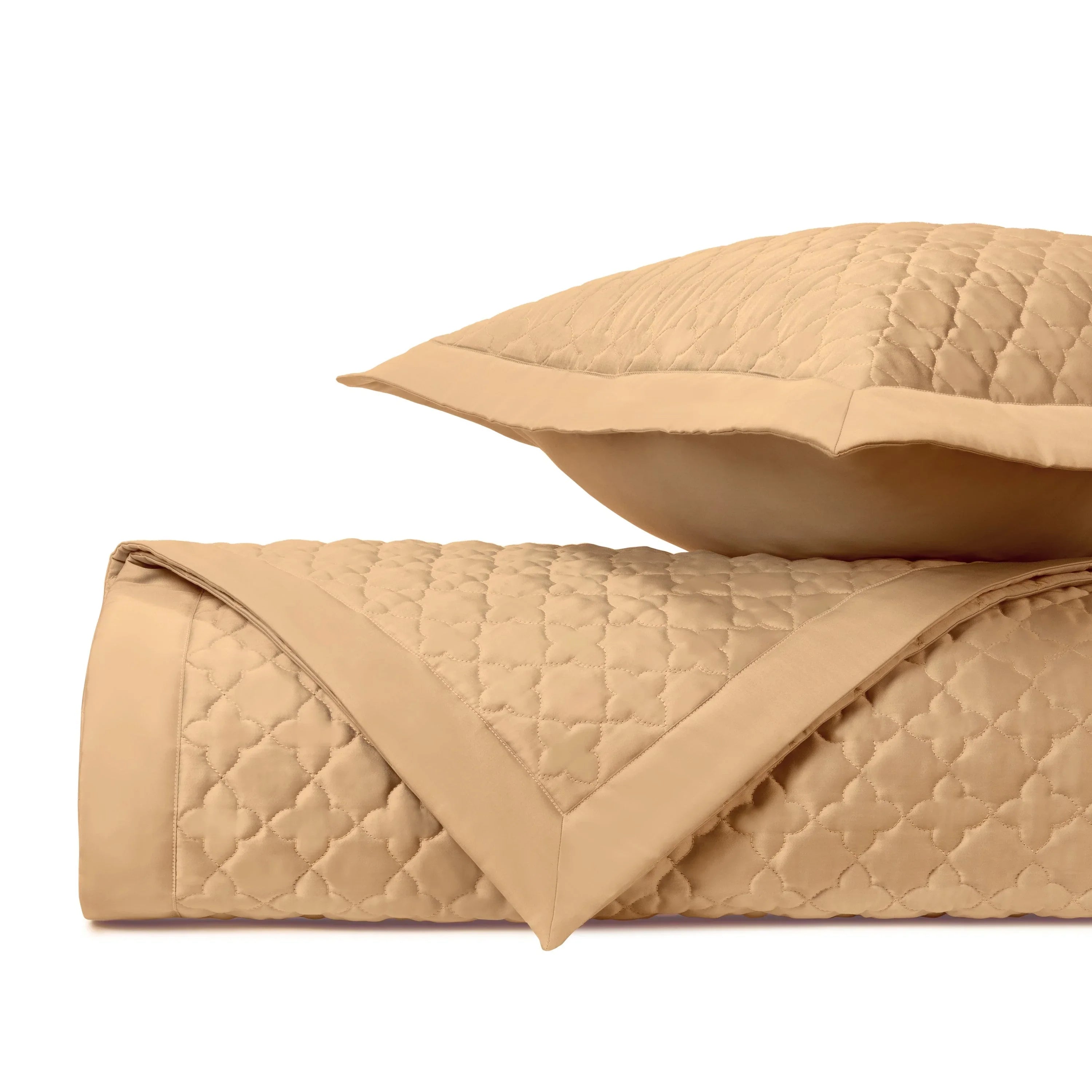 Clover Quilted Coverlet (Euro) Set - The Mayfair Hall