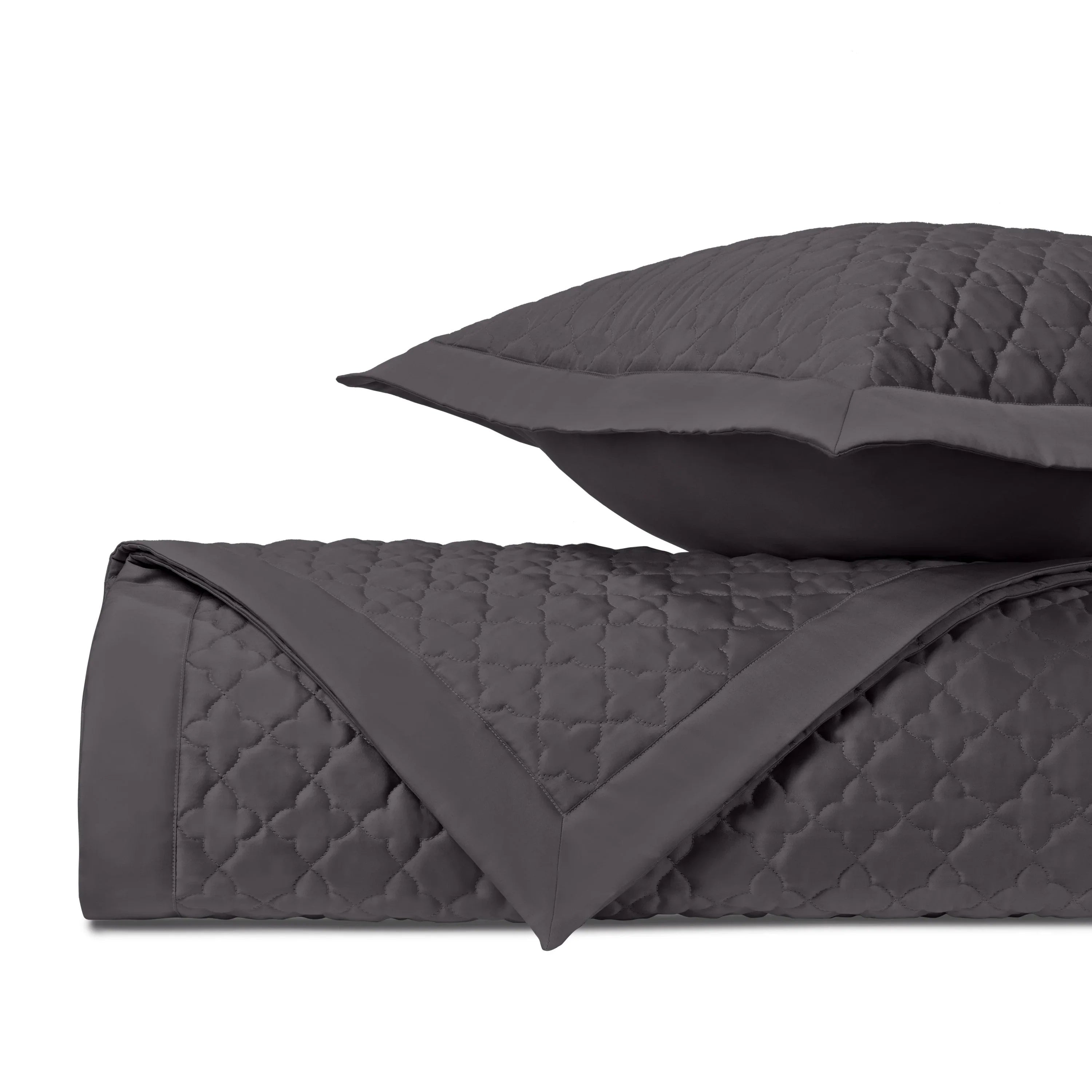 Clover Quilted Coverlet (Euro) Set - The Mayfair Hall
