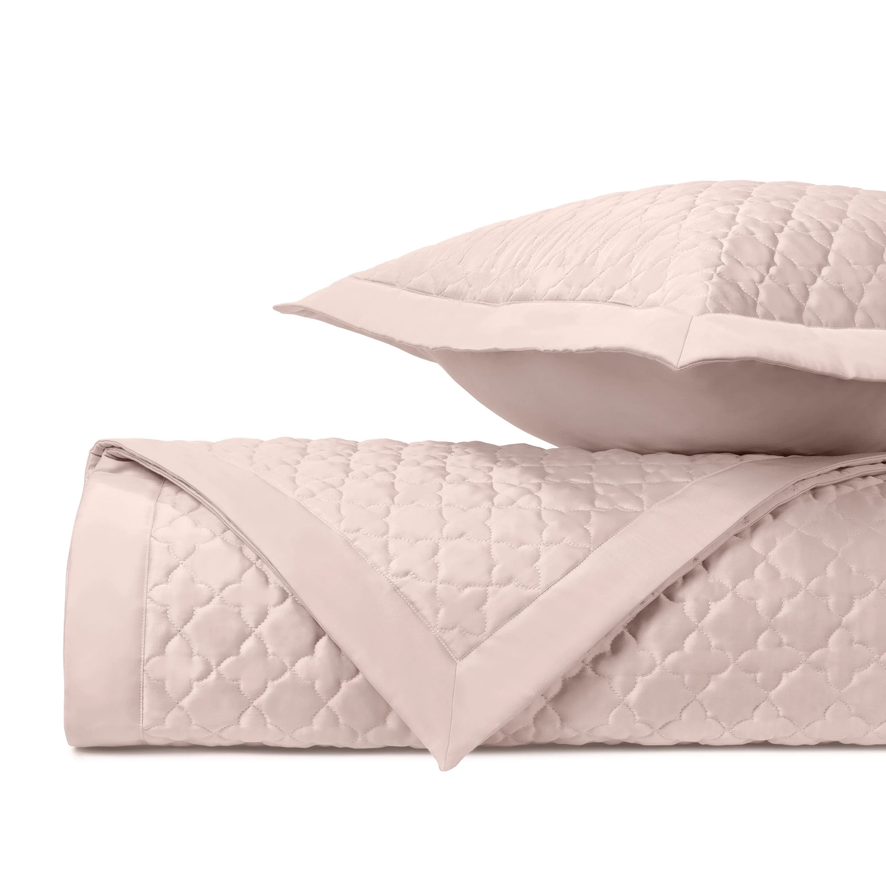 Clover Quilted Coverlet (Euro) Set - The Mayfair Hall