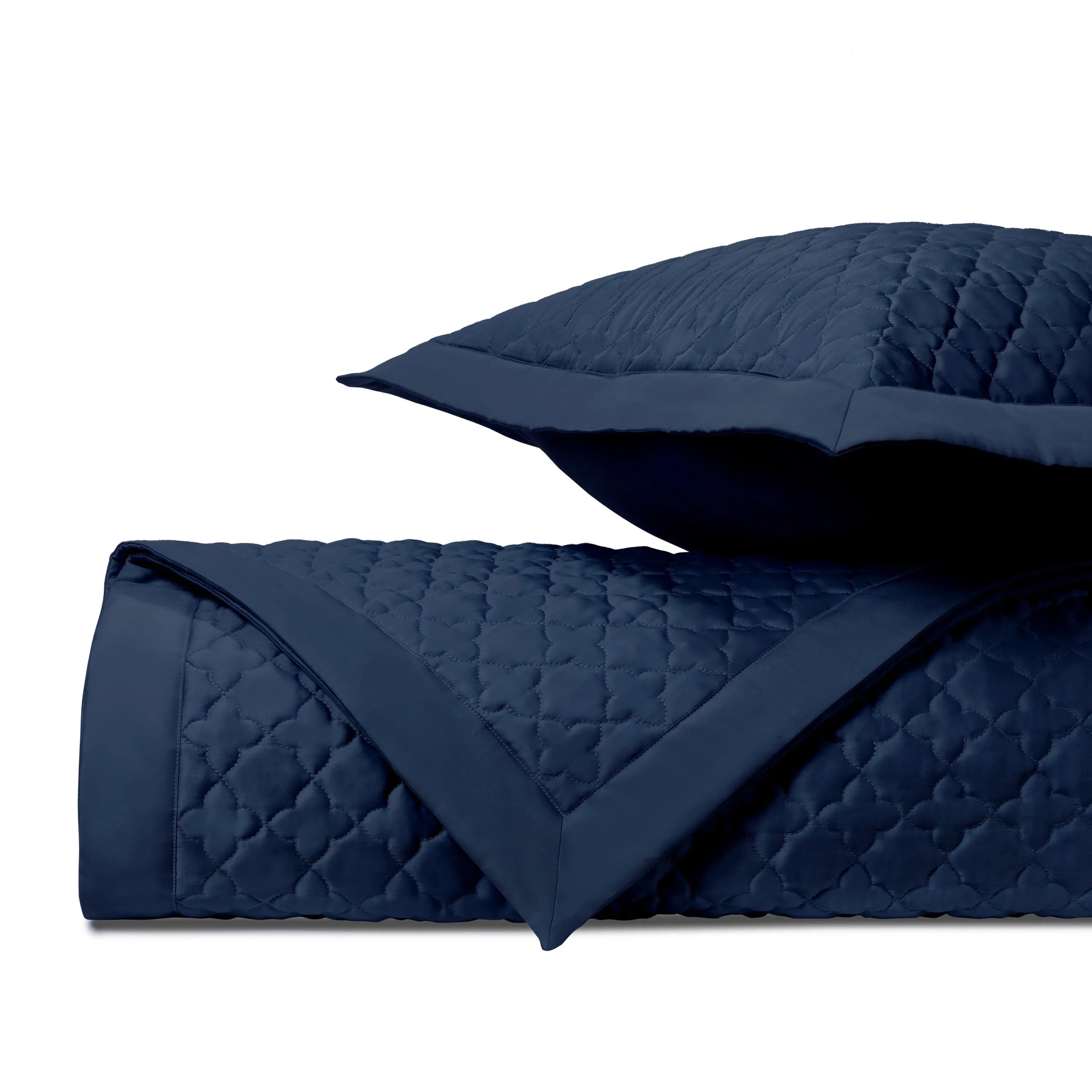 Clover Quilted Coverlet (Euro) Set - The Mayfair Hall