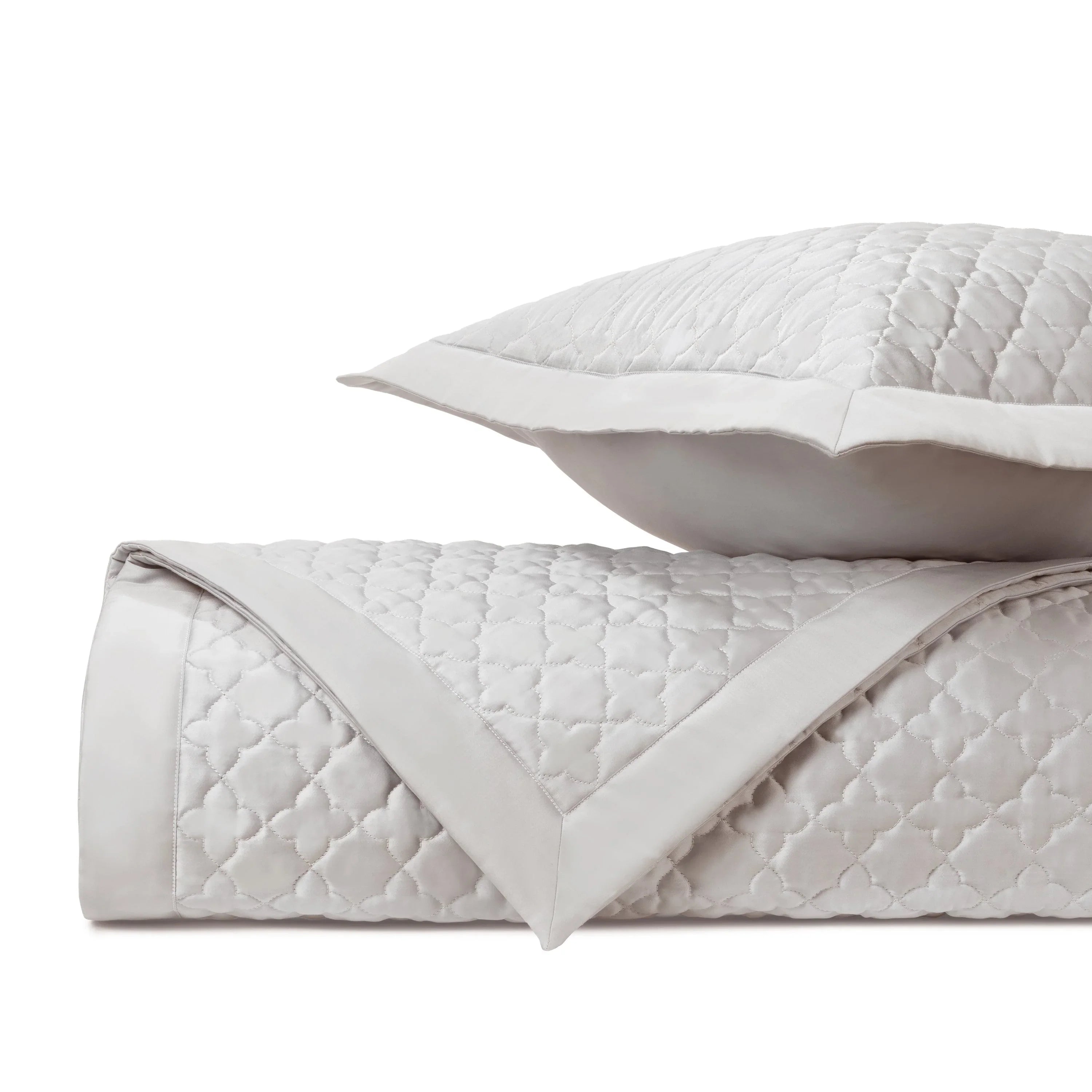 Clover Quilted Coverlet (Euro) Set - The Mayfair Hall