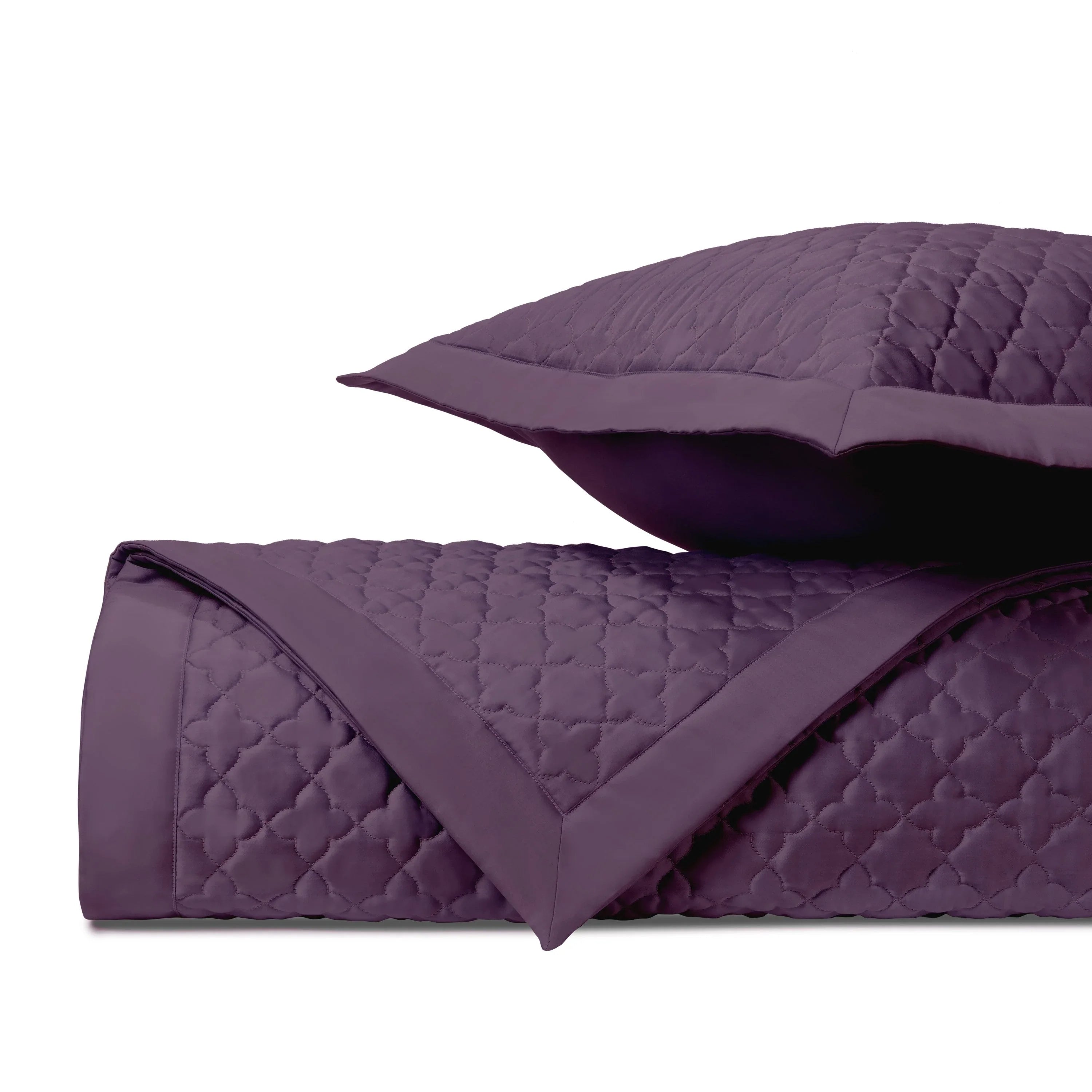 Clover Quilted Coverlet (Euro) Set - The Mayfair Hall