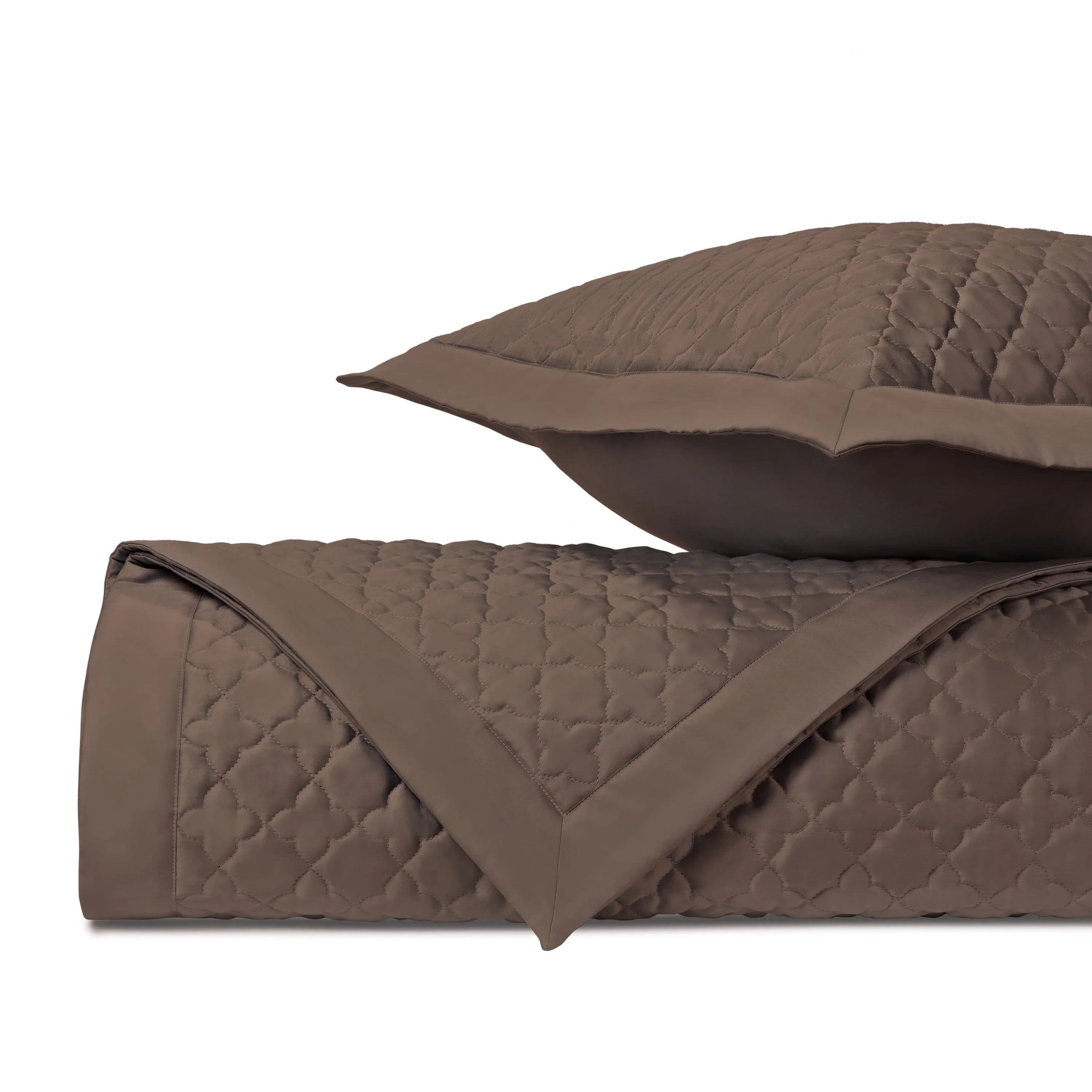 Clover Quilted Coverlet (Euro) Set - The Mayfair Hall