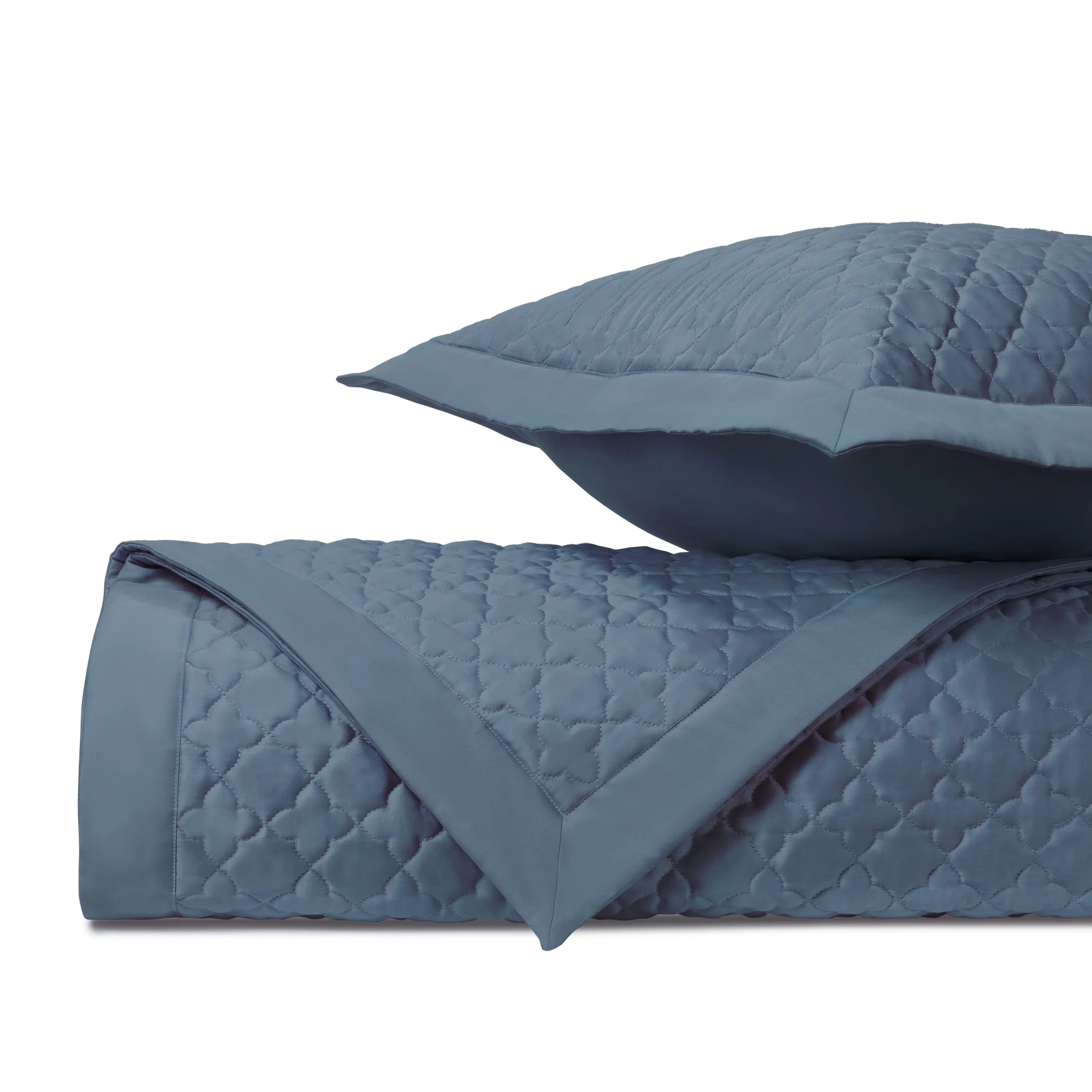 Clover Quilted Coverlet (Euro) Set - The Mayfair Hall
