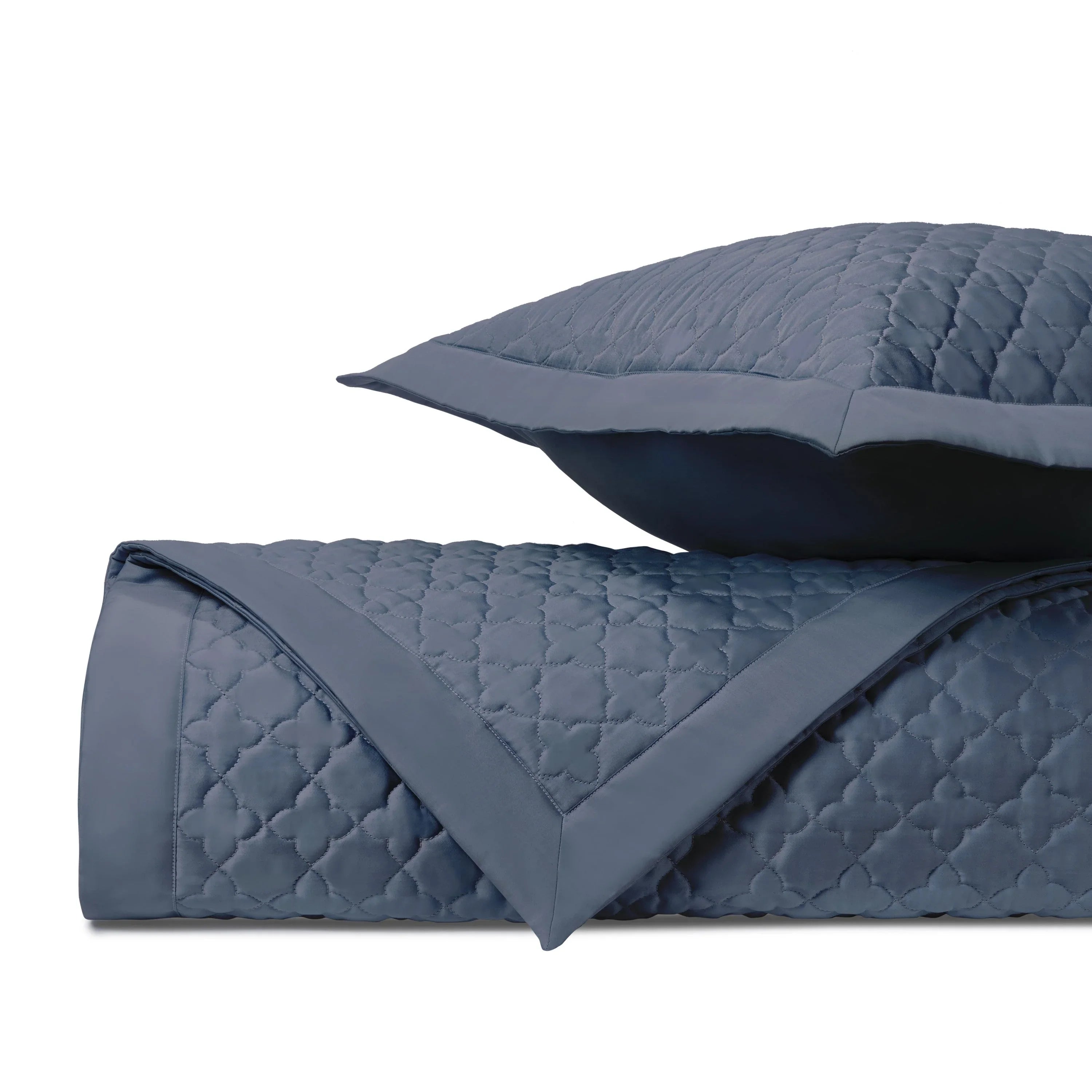 Clover Quilted Coverlet (Euro) Set - The Mayfair Hall