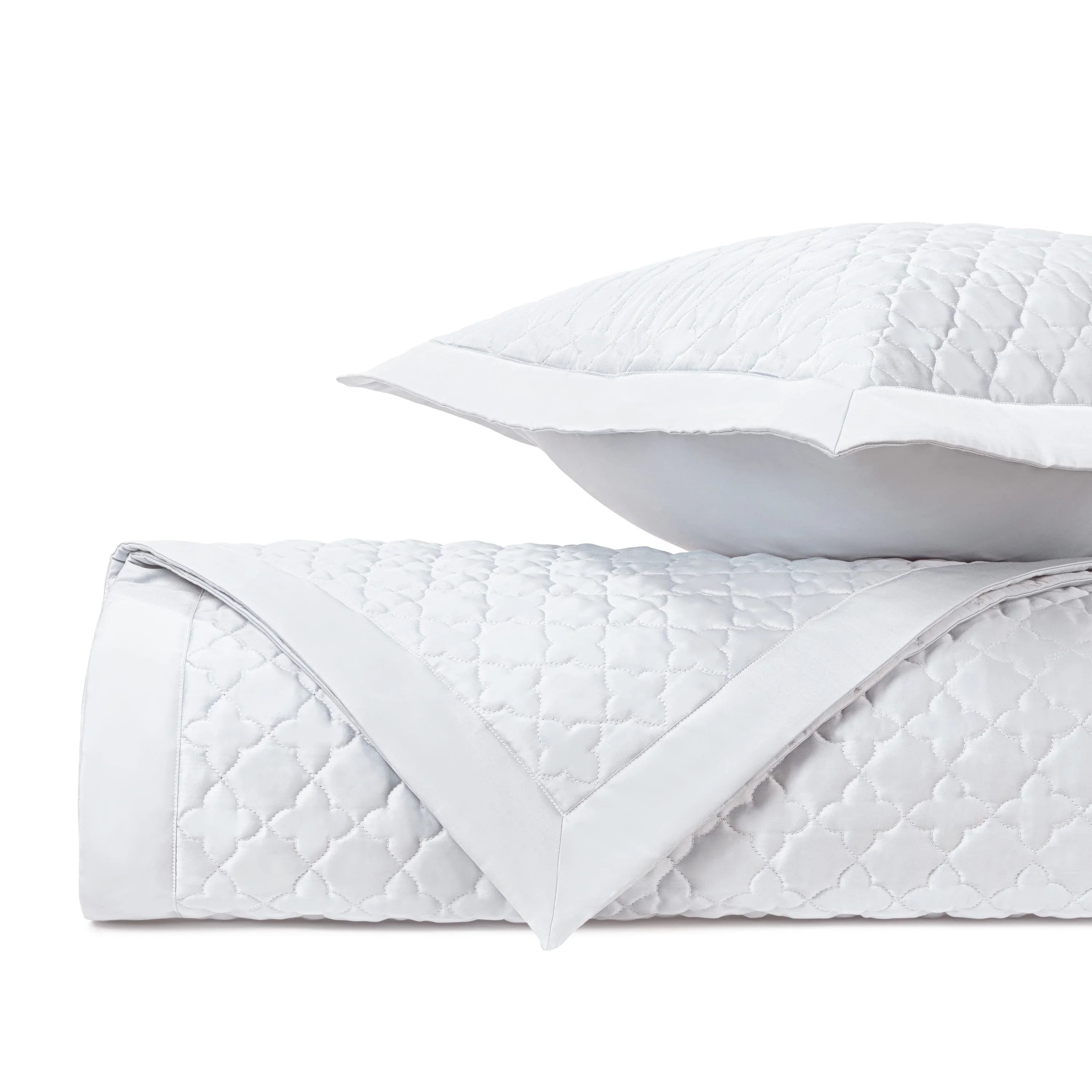 Clover Quilted Coverlet (Euro) Set - The Mayfair Hall