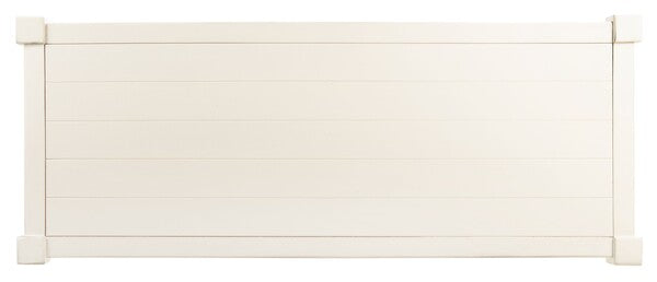 Rafiki 3 Shelf Console Table in Distressed White