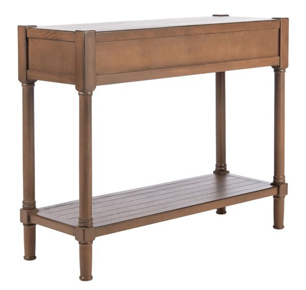 Filbert 2 Drawer Console Table in Brown