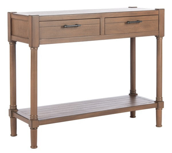 Filbert 2 Drawer Console Table in Brown