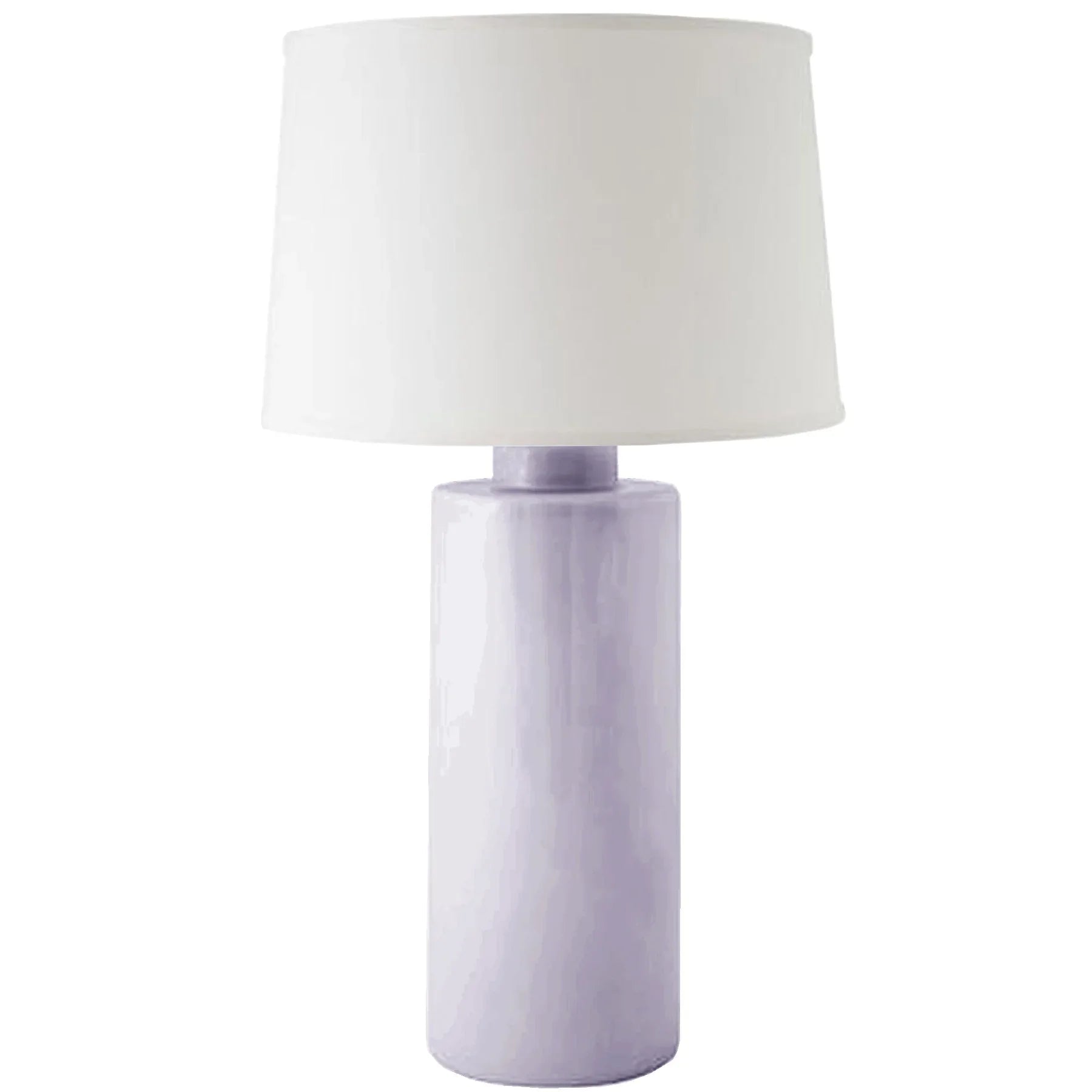 Light Lavender Solid Column Lamp - The Mayfair Hall
